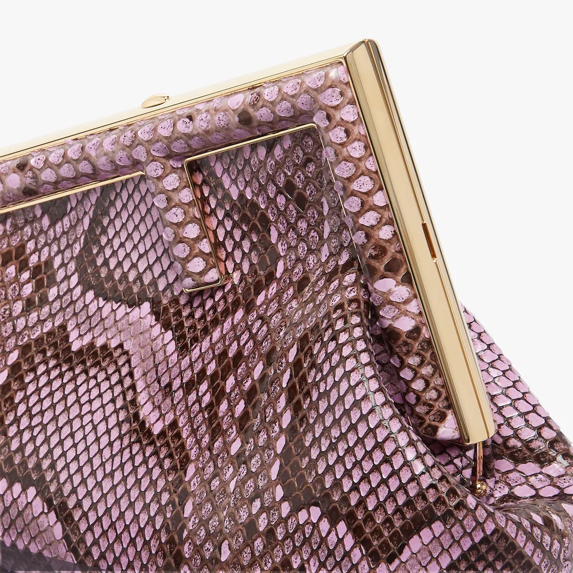 Lilac python bag - 5