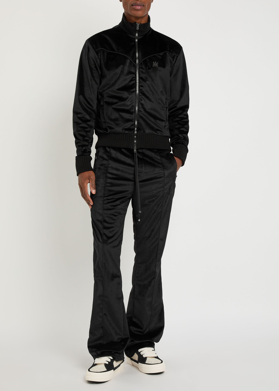 Amiri Logo-embroidered Velvet Track Pant - 4