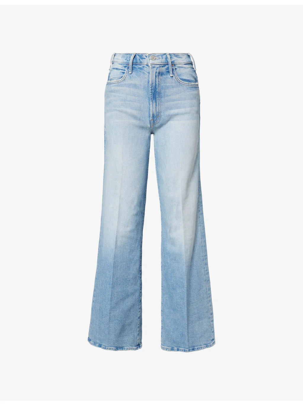 The Hustler Roller Sneak Flared Stretch-Denim Jeans - 1