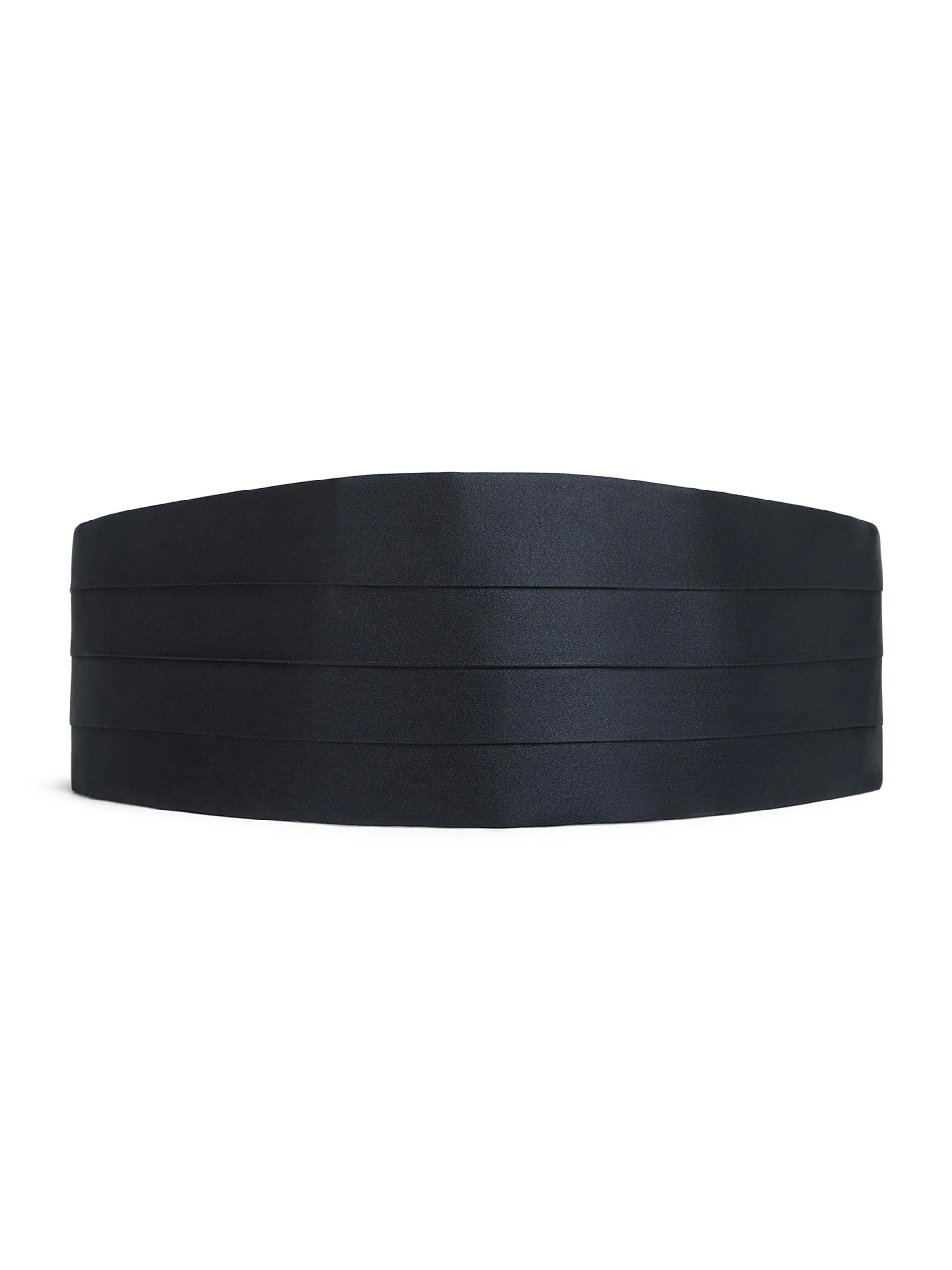 Men's Silk Cummerbund - Dark Blue - 1