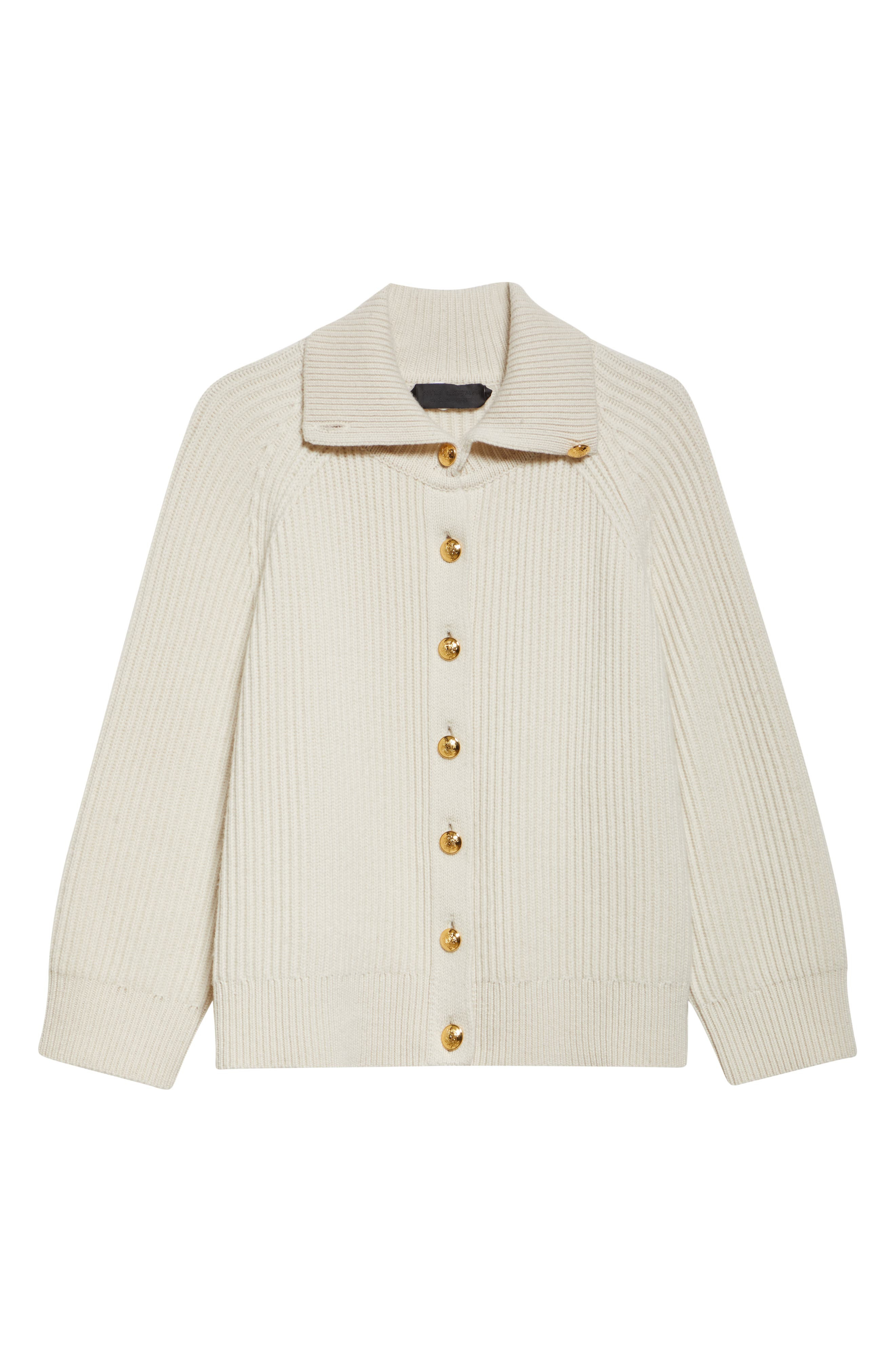 Nili Lotan Deryl Fisherman Knit Cashmere Cardigan in Ivory at Nordstrom - 7