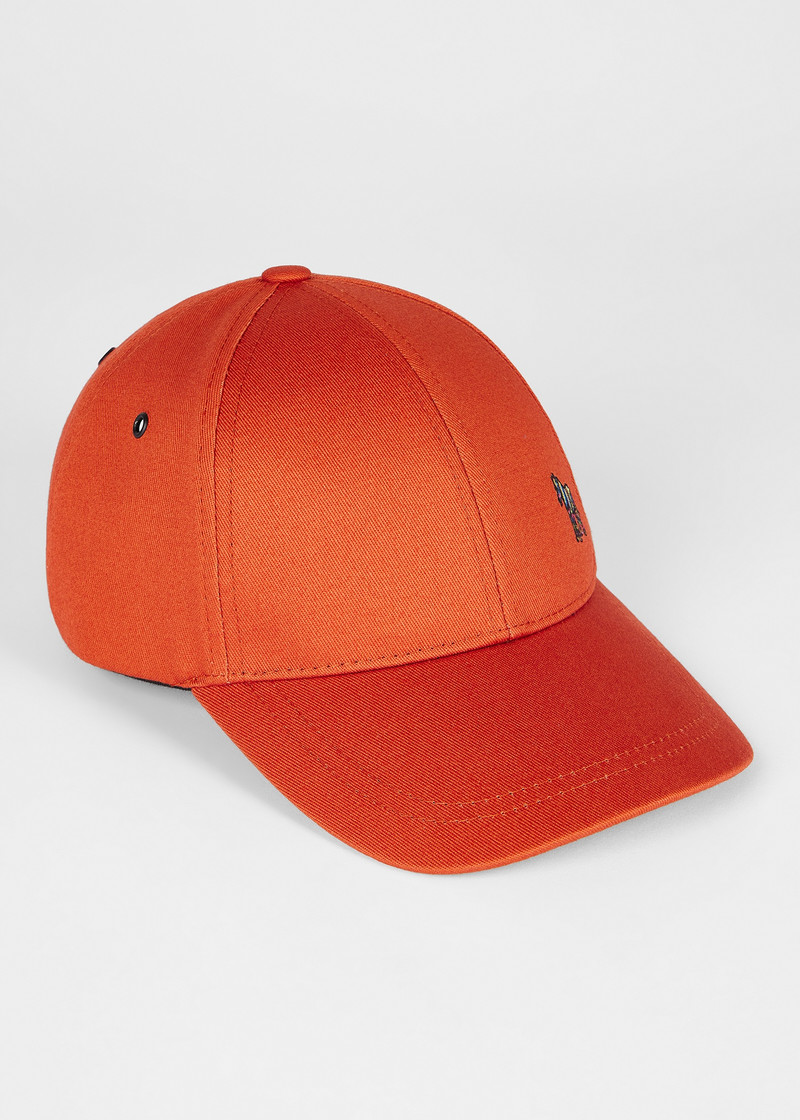 Paul Smith Orange Zebra Logo Baseball Cap outlook
