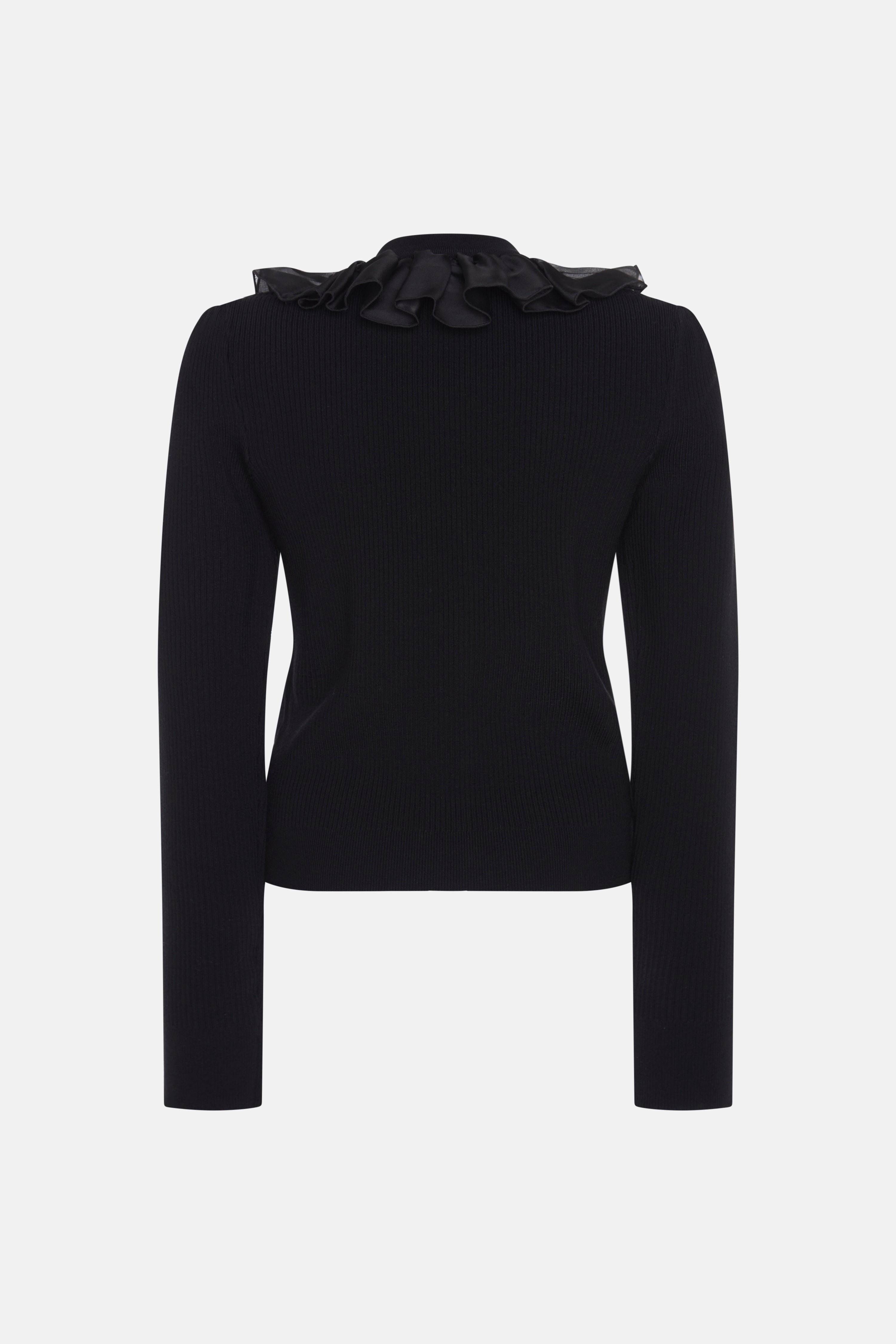 CARDIGAN WITH RUCHES - 2