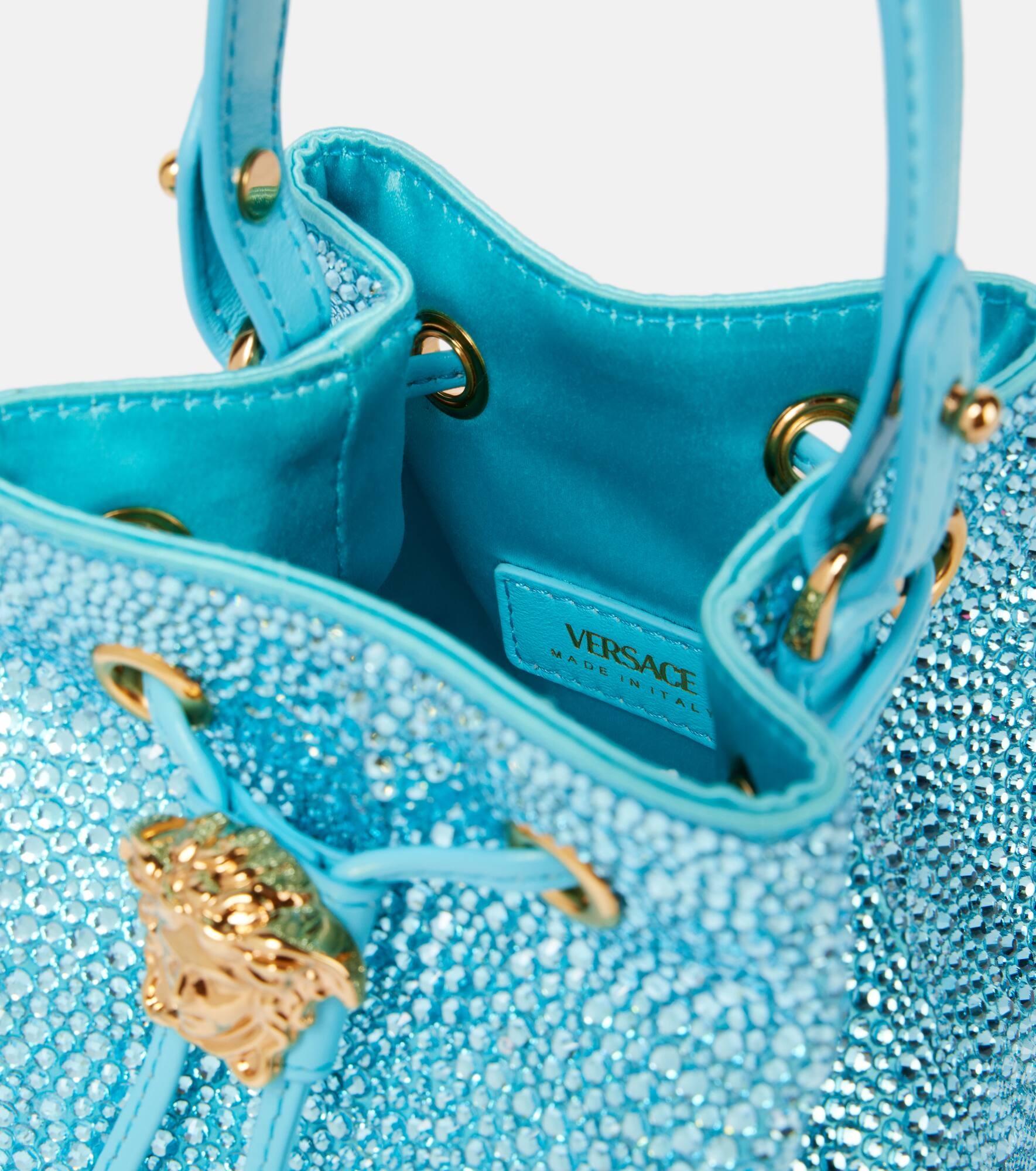 La Medusa Medium embellished bucket bag - 3