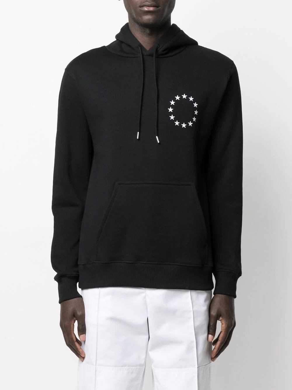 star-embroidery organic-cotton hoodie - 4