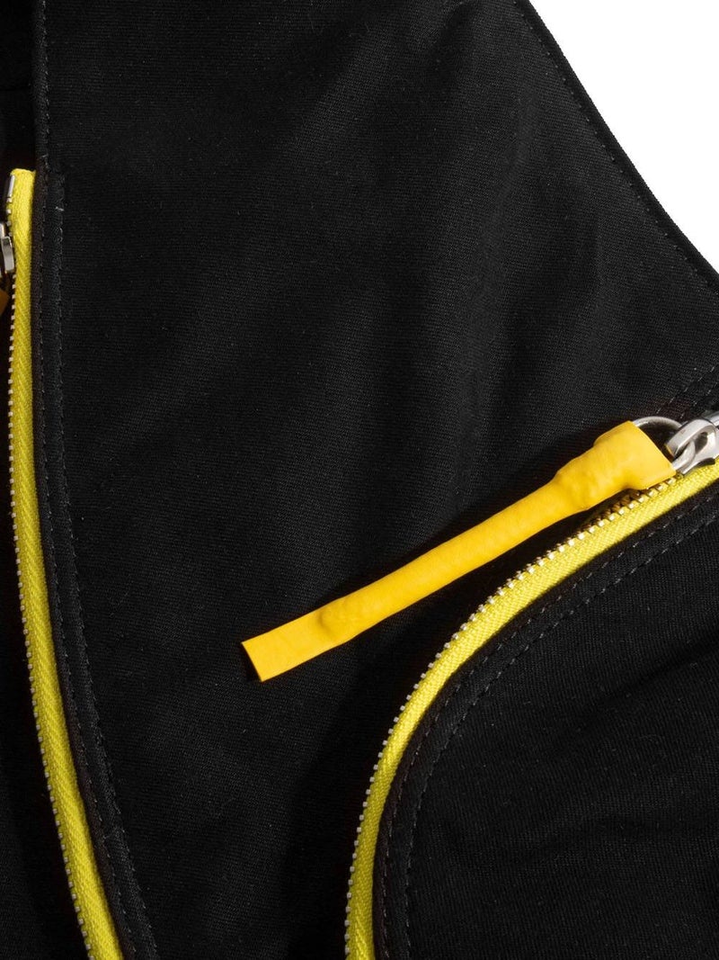 RICK OWENS DRKSHDW Crossbody Bag Black/Yellow - 5
