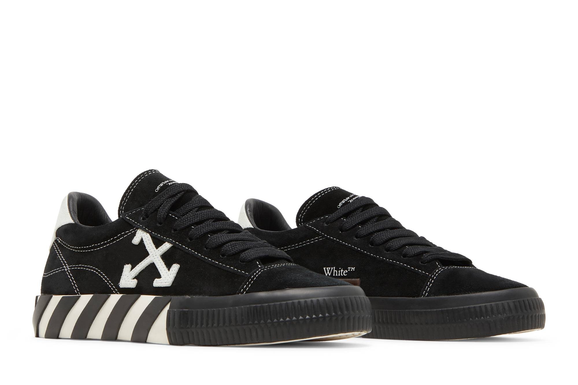 Off-White Wmns Vulc Sneaker 'Black White' - 8