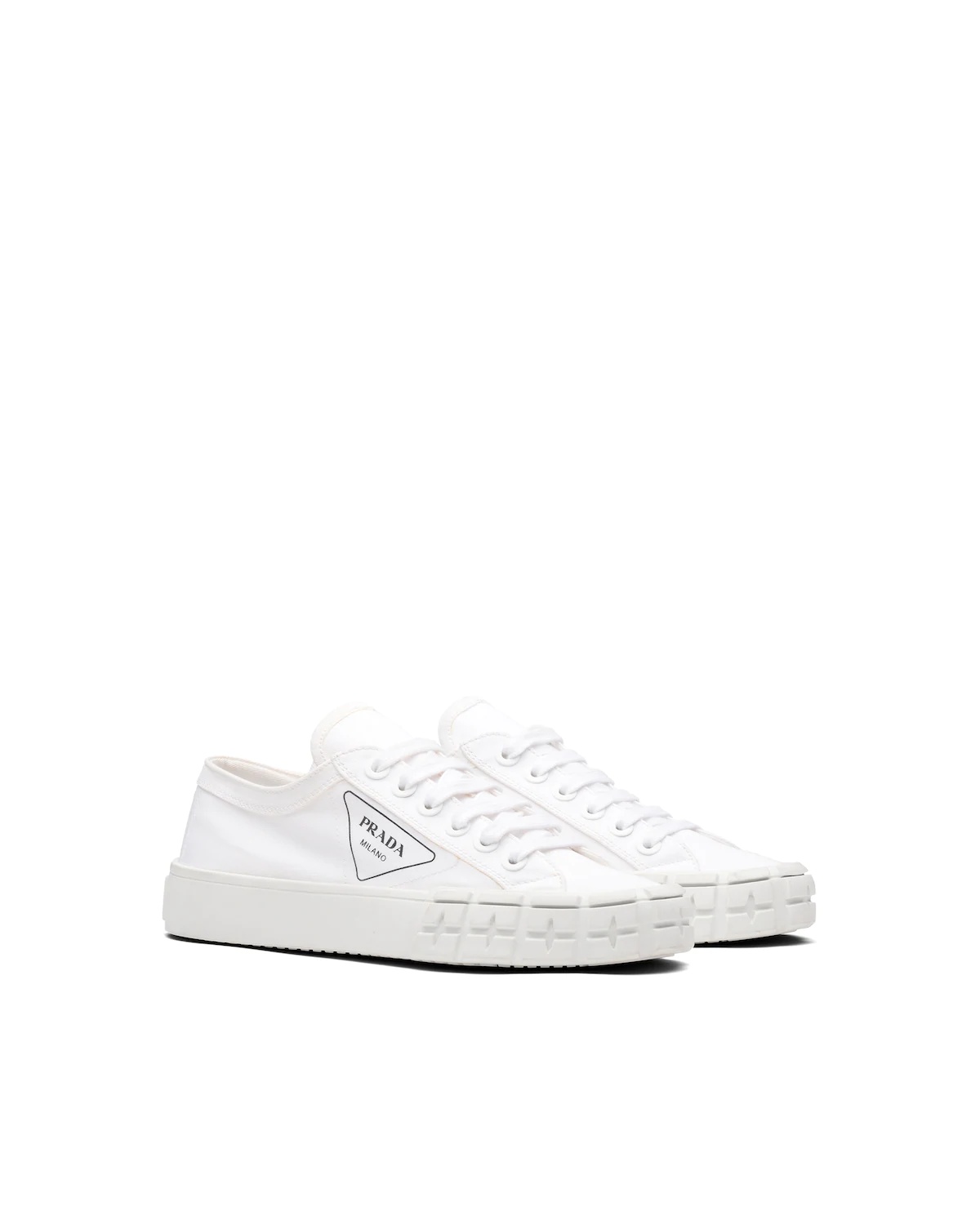 Gabardine fabric sneakers - 1