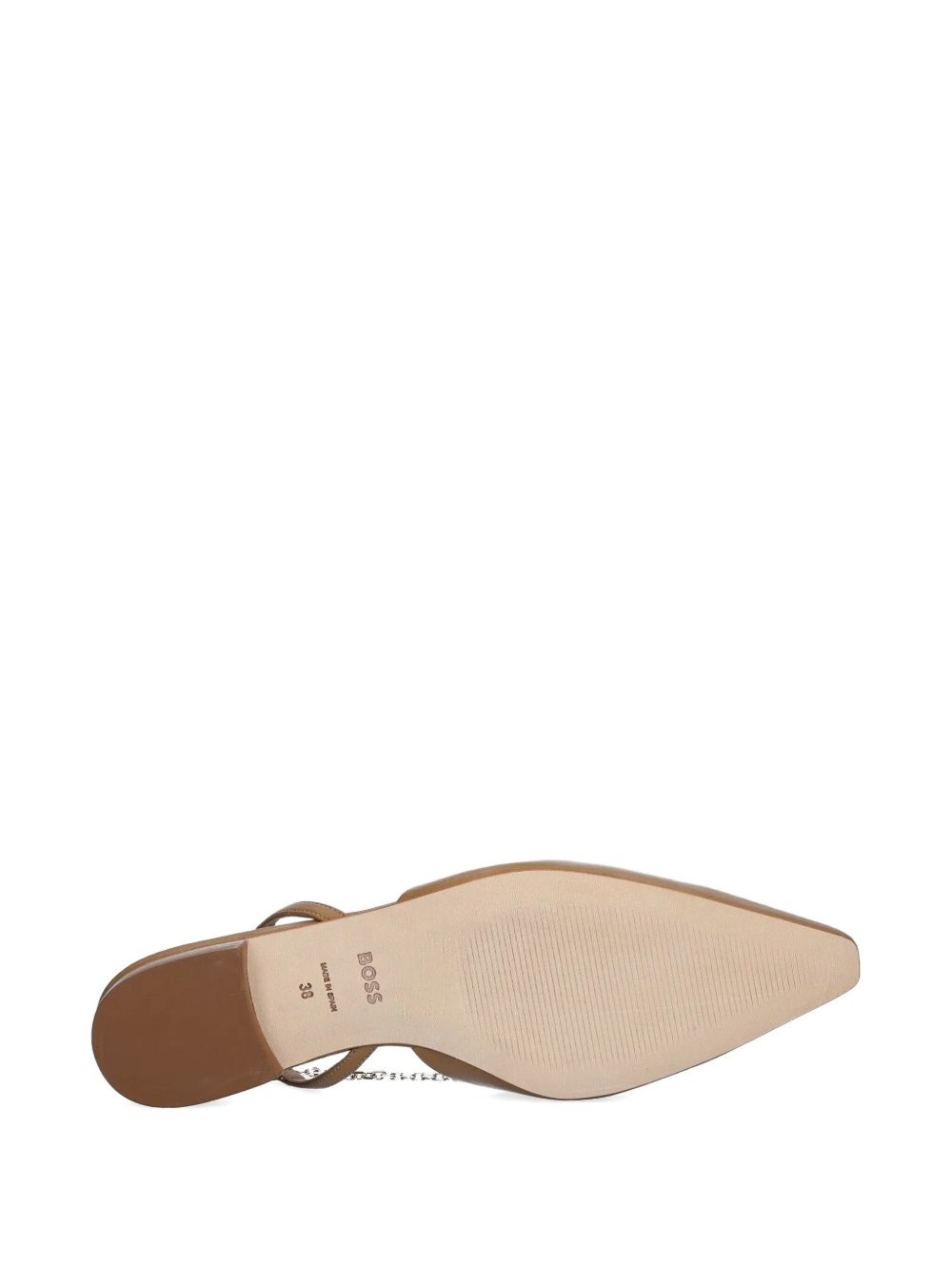 leather ballerina shoes - 5