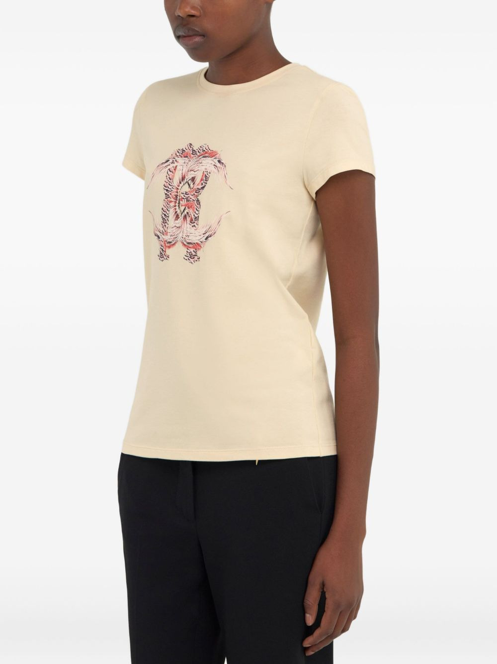 floral-logo T-shirt - 4