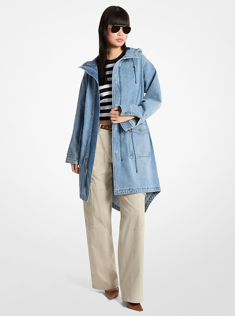 Hooded Denim Parka 1