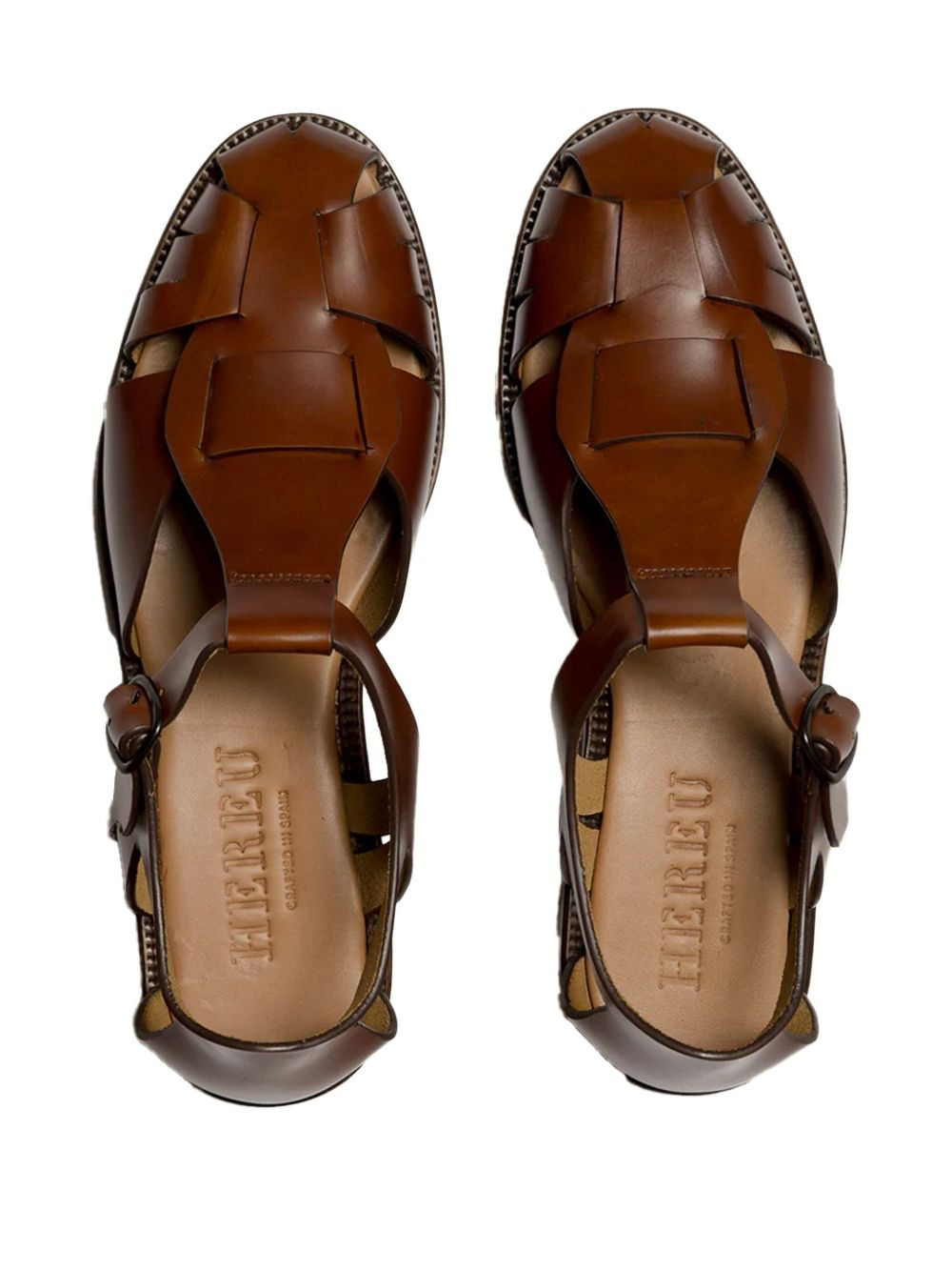 Pesca woven cut-out sandals - 3