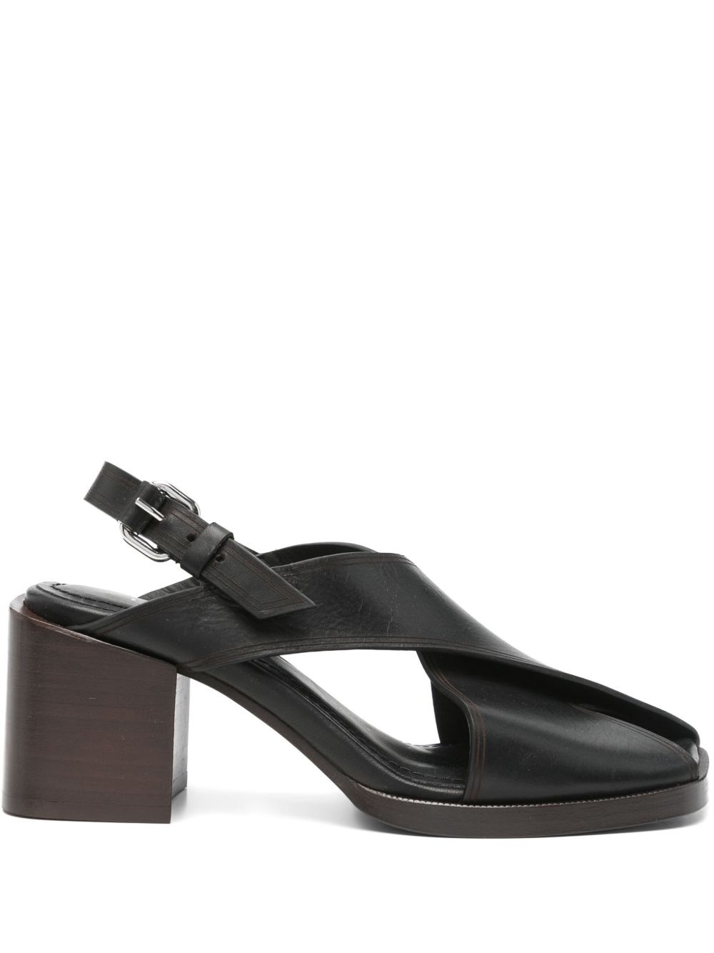 65mm leather sandals - 1