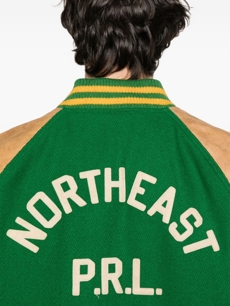 leather-sleeved varsity jacket 5