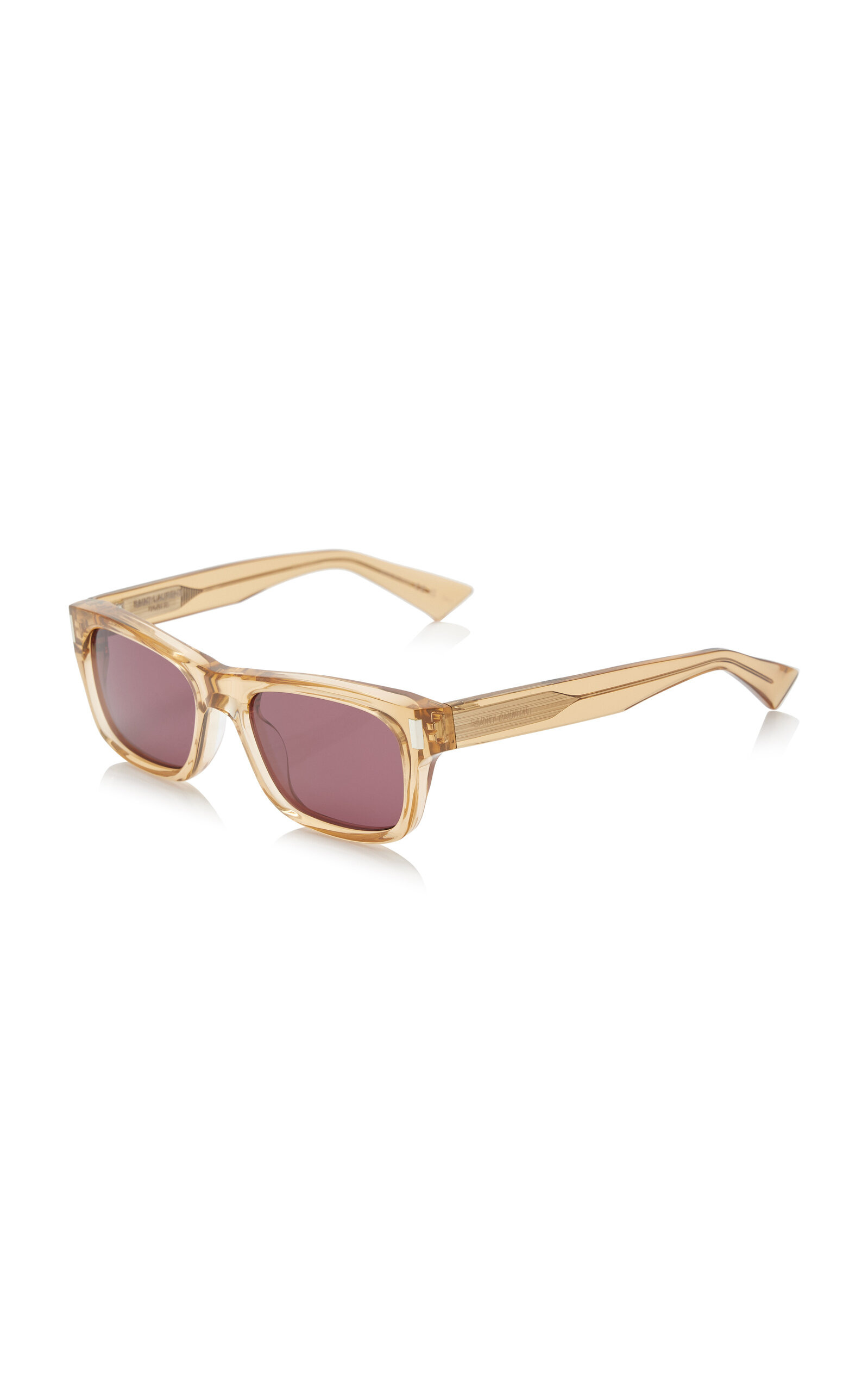 Square-Frame Acetate Sunglasses yellow - 3