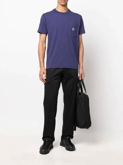 Stone Island Compass patch round-neck T-shirt outlook