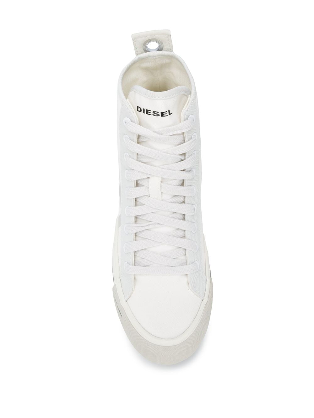 high top logo print sneakers - 4