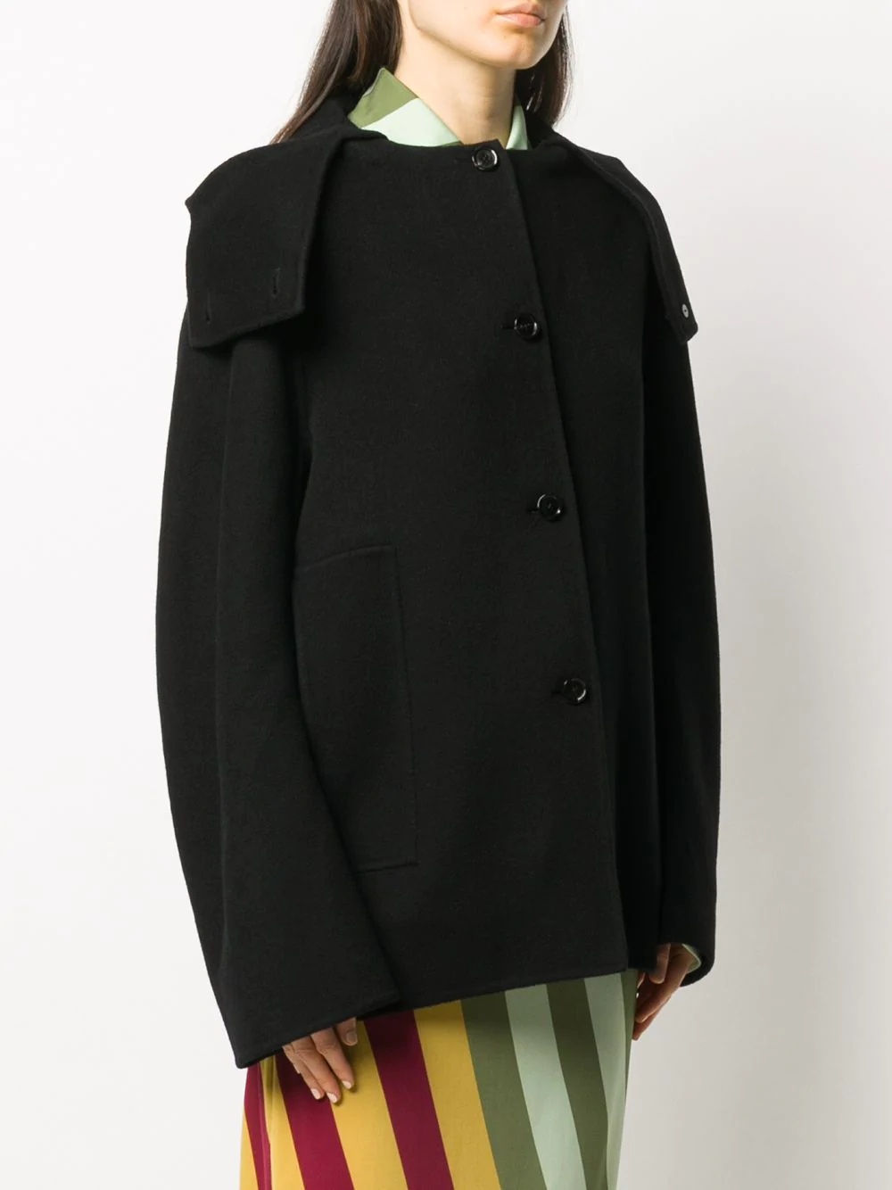 oversized cashmere jacket - 3