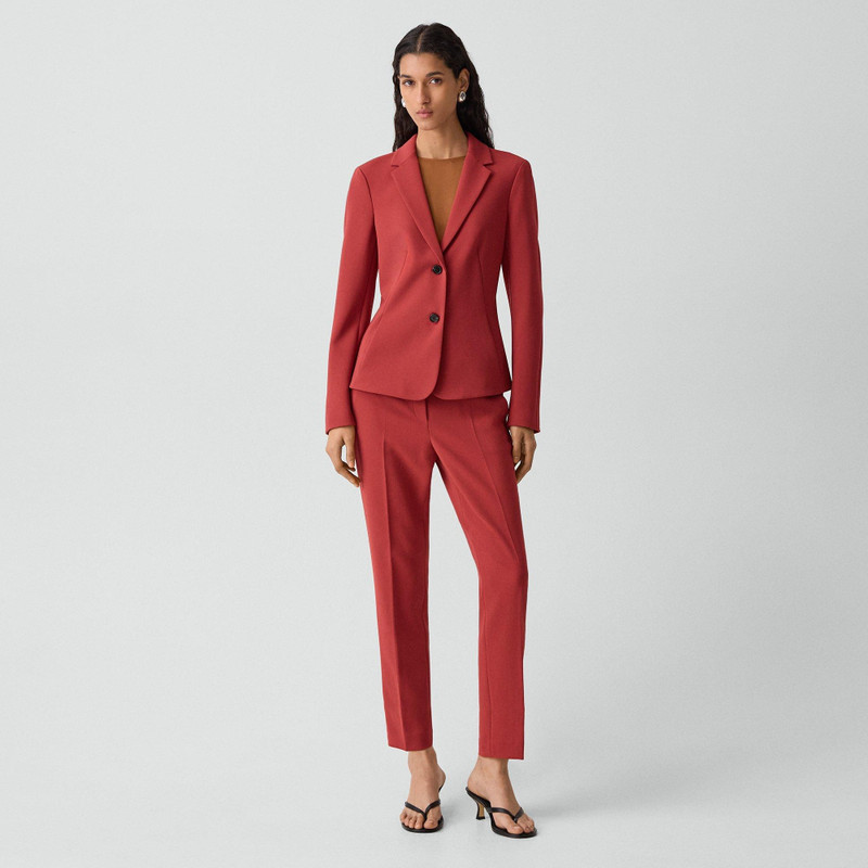 Theory Fitted Blazer in Admiral Crepe outlook