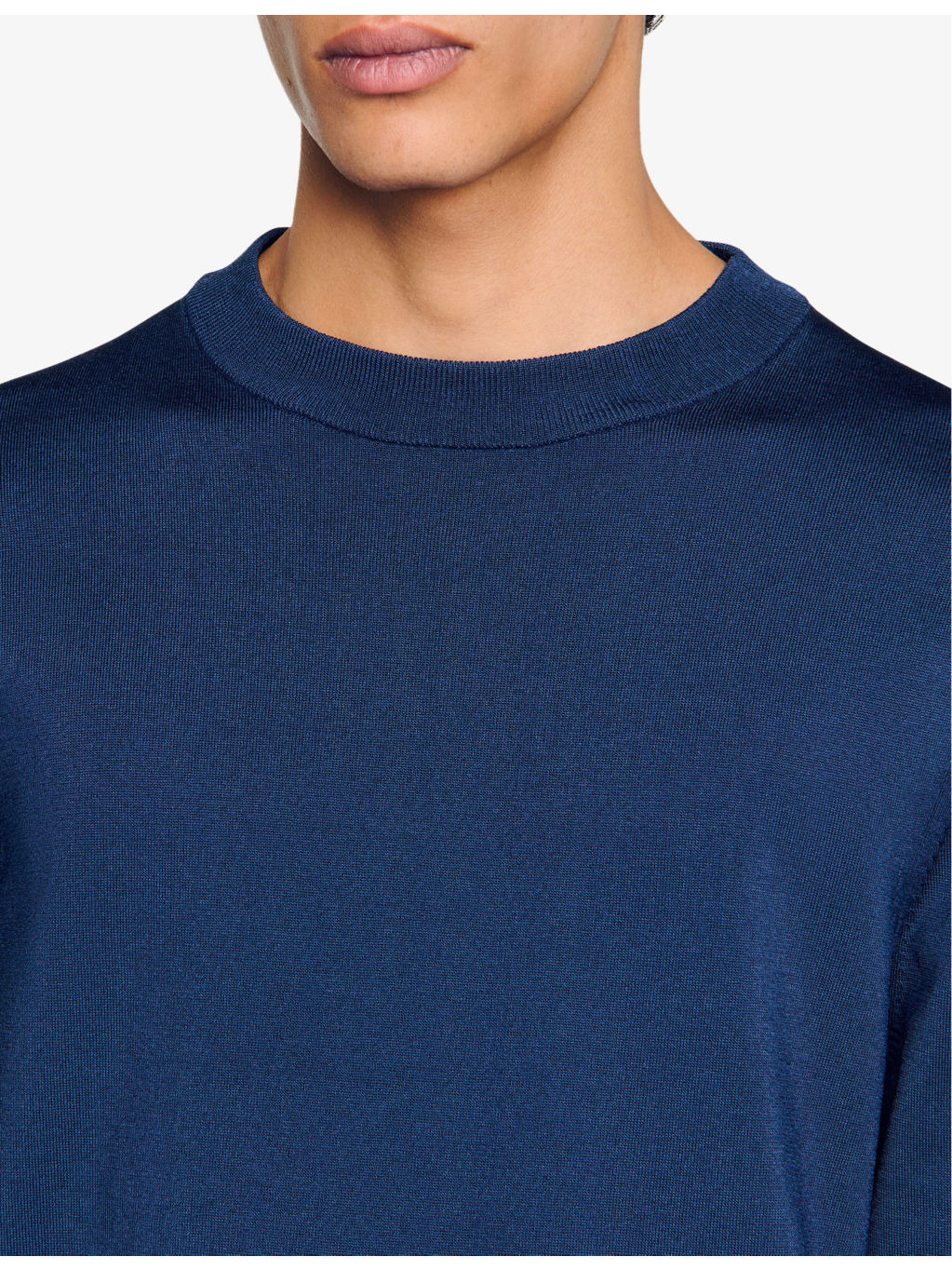 Crewneck fine-knit jumper - 5