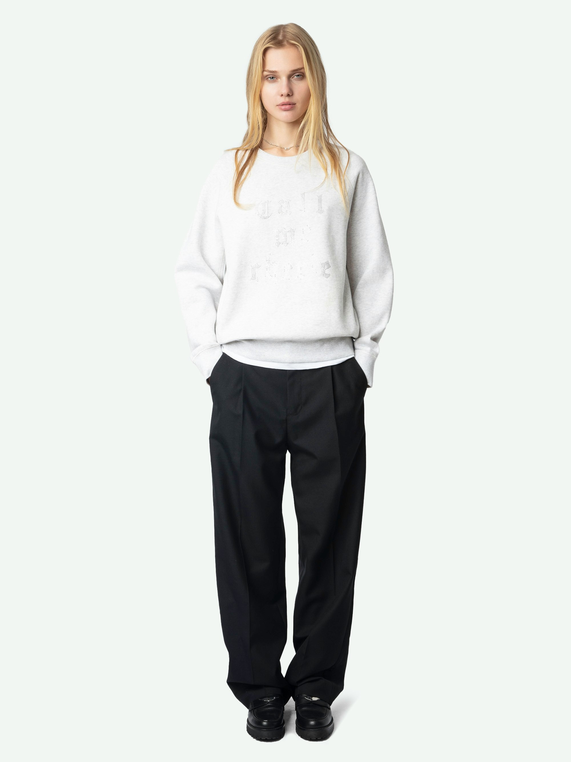 Upper  Diamanté Sweatshirt - 3