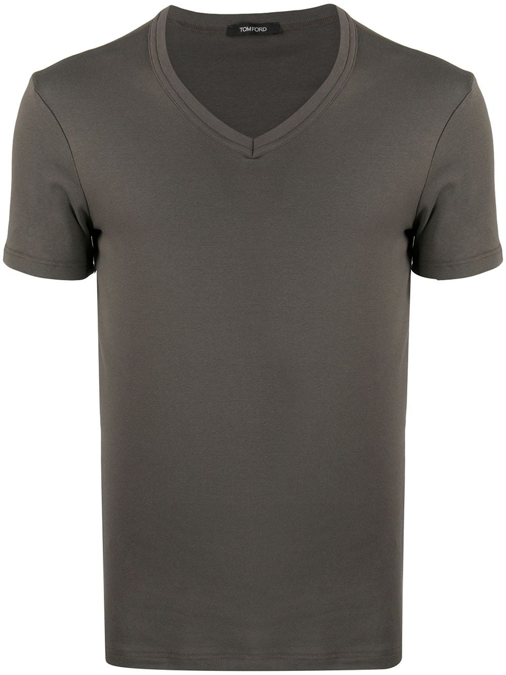 V-neck short-sleeve T-shirt - 1