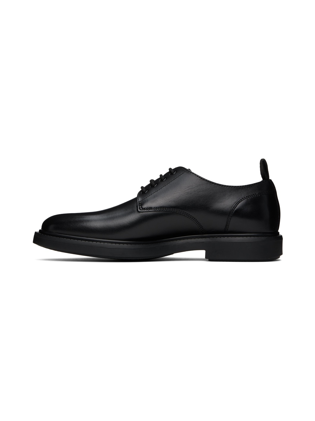 Black Lace-Up Derbys - 3