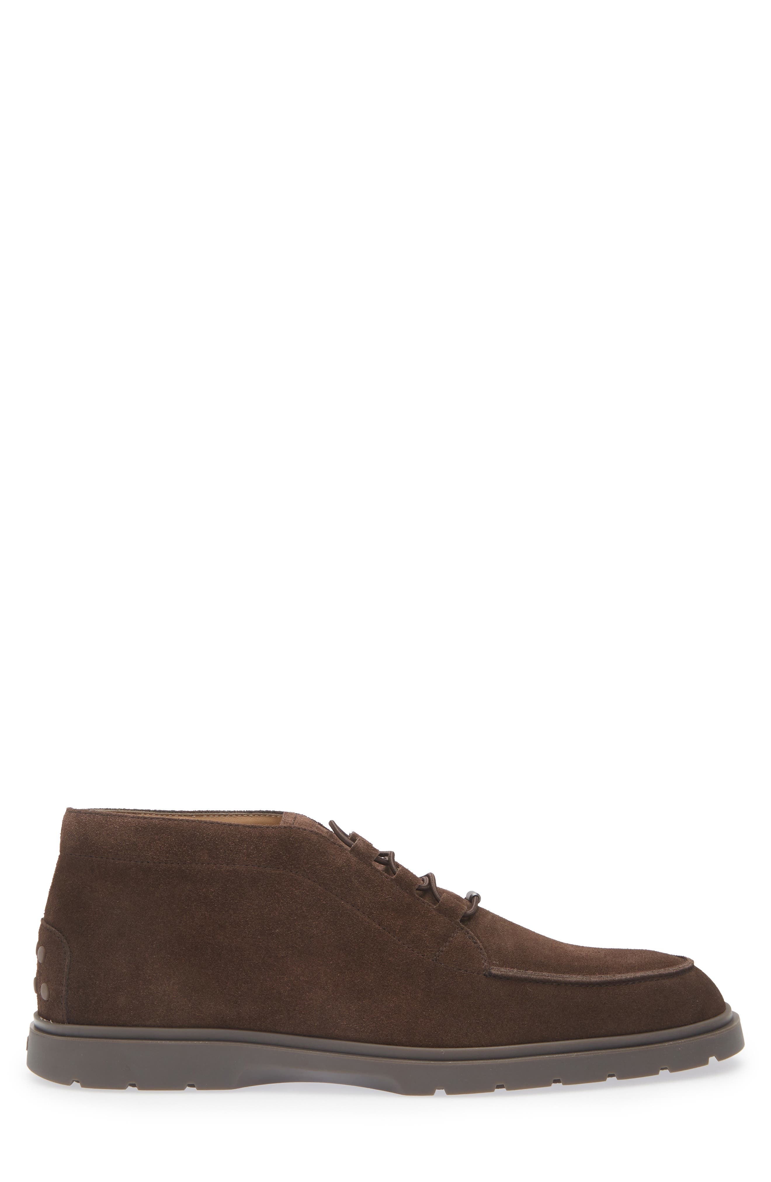 Tod's Apron Toe Suede Chukka Boot in Testa Moro at Nordstrom - 3