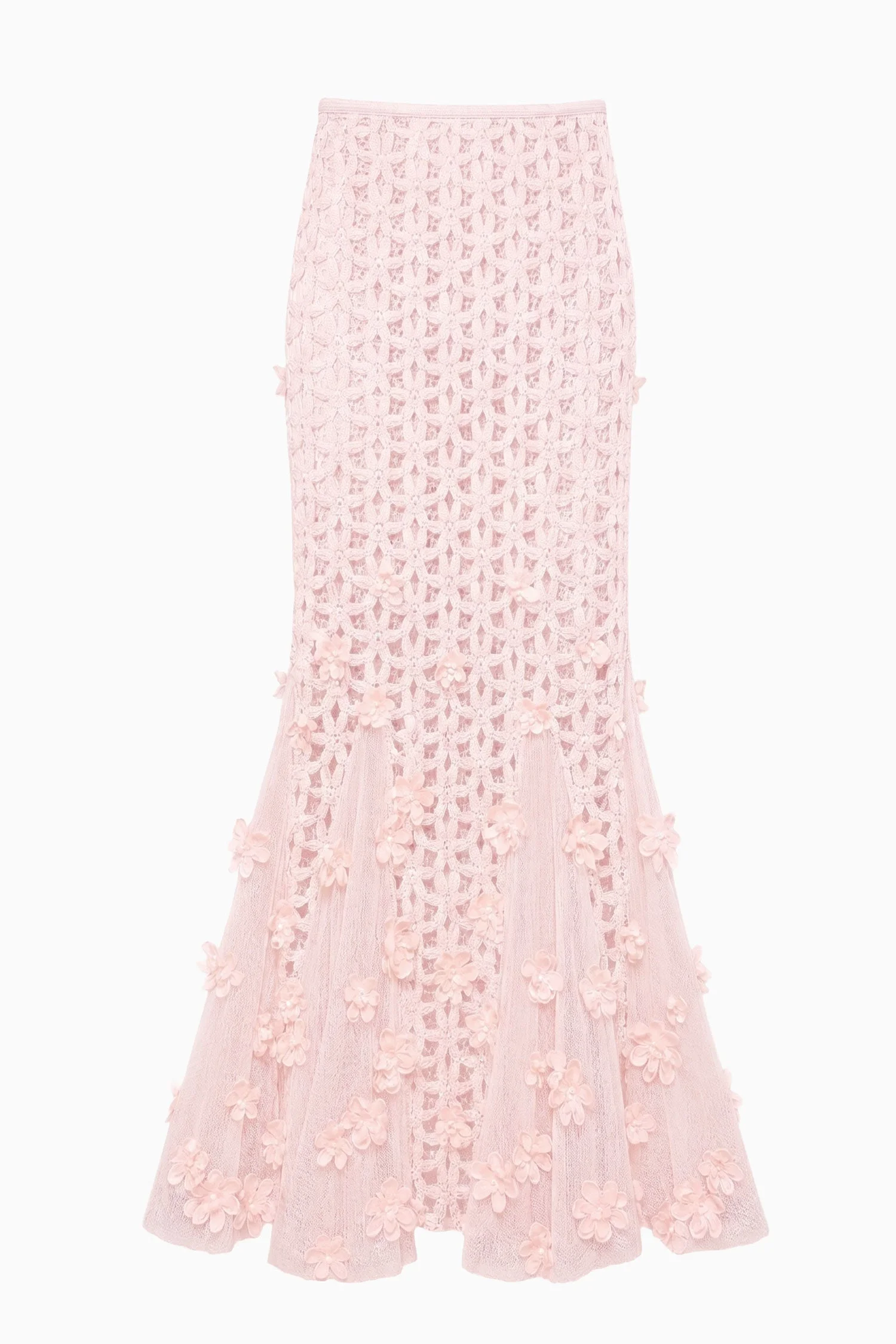 Erinne Skirt with Embroidered Flowers - 1
