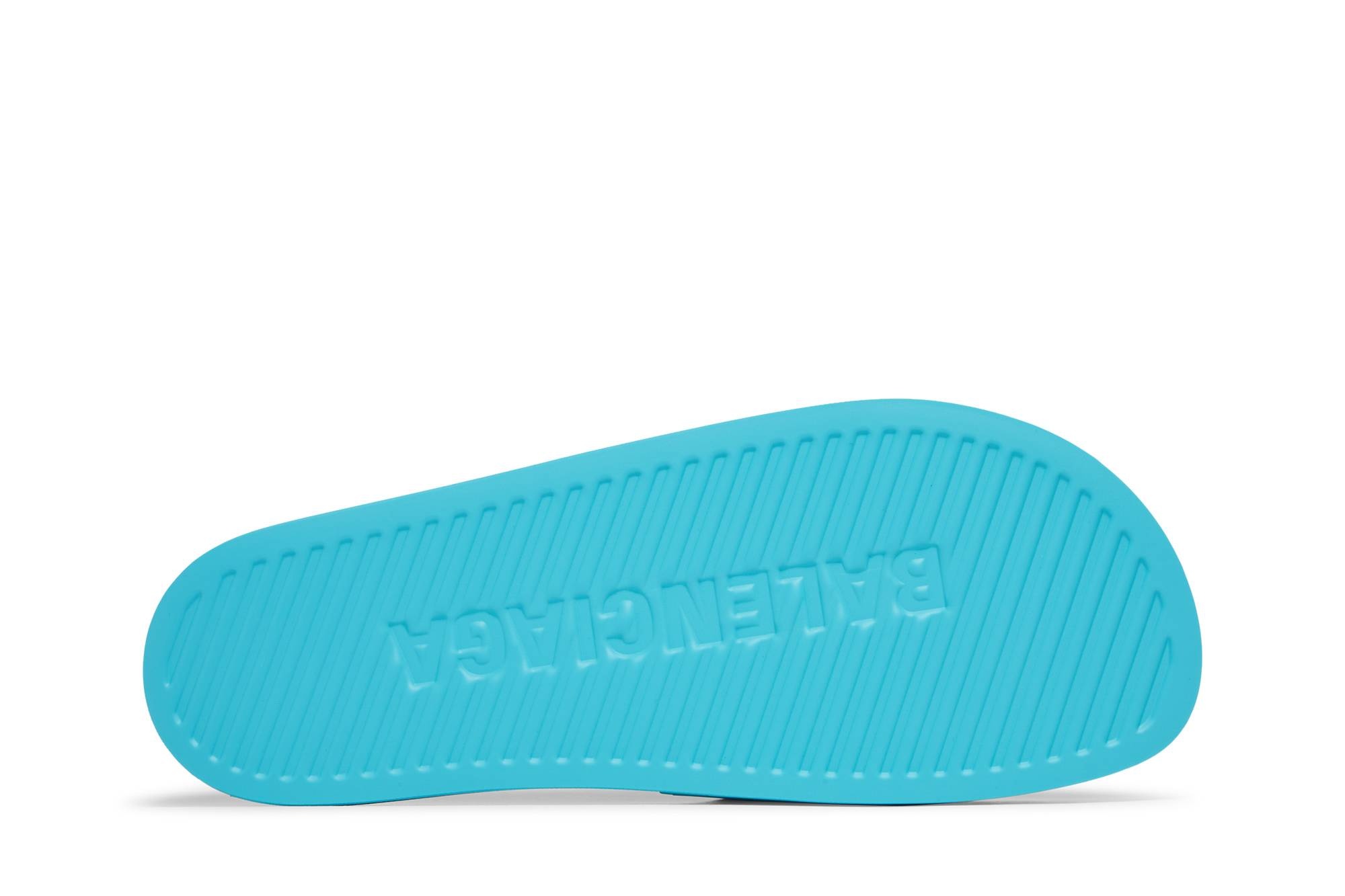 Balenciaga Pool Slides 'Bright Blue' - 4