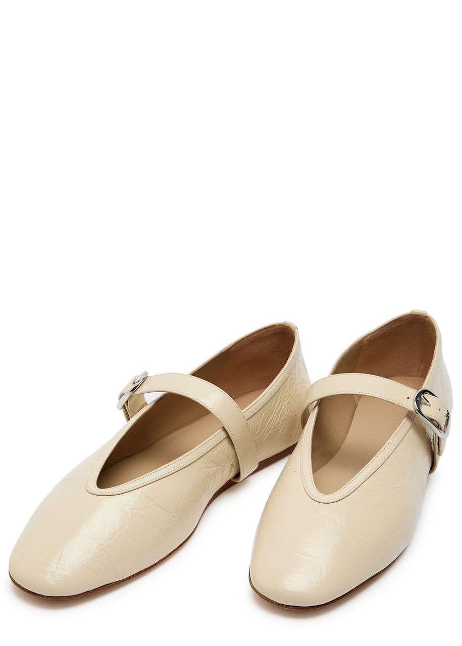 LE Monde Beryl Stella Patent Leather Ballet Flats - 3