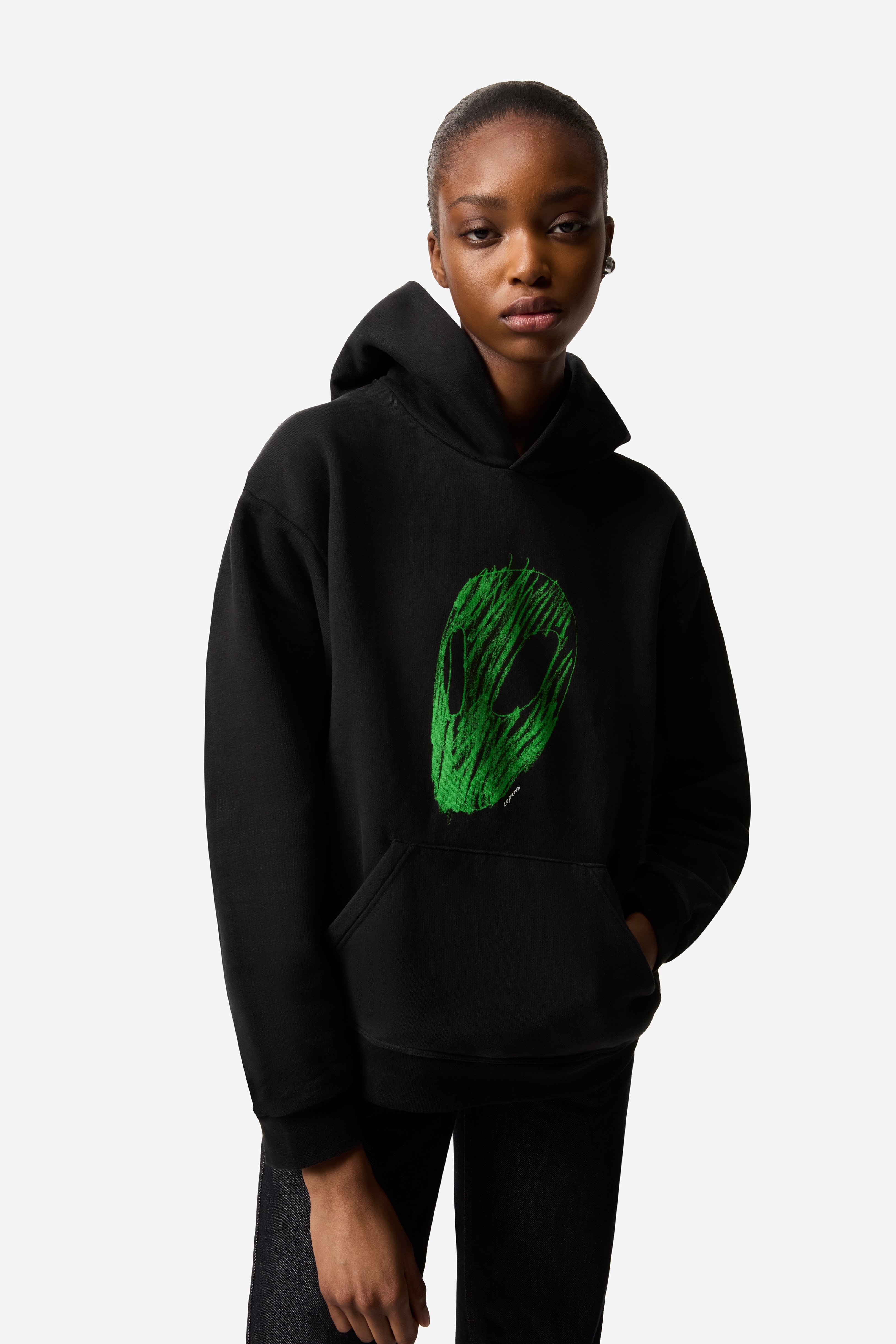 Alien Head Hoodie - 1