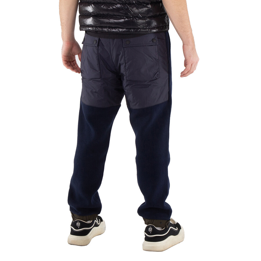 Moncler Grenoble Fleece Track Pants In Dark Navy - 4