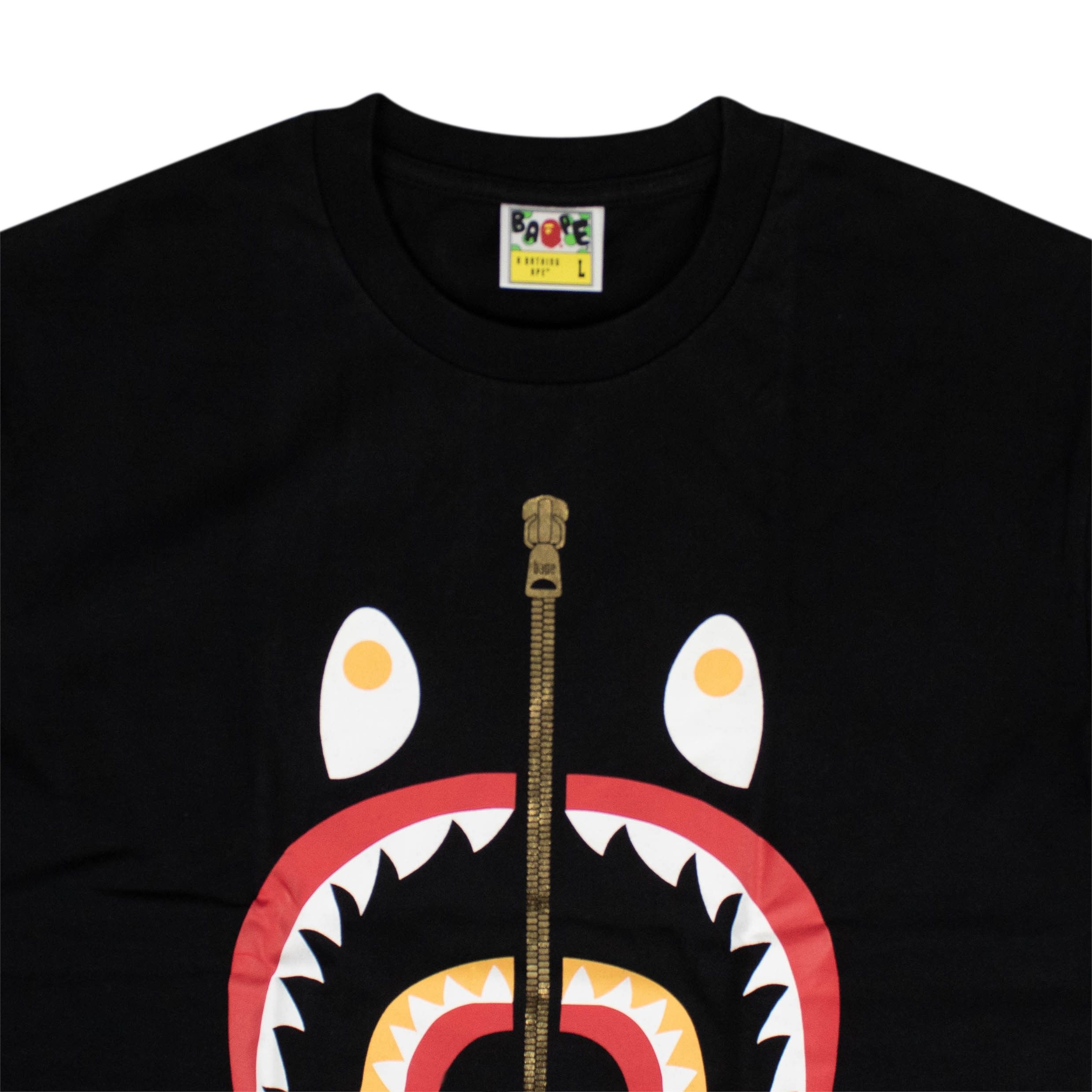 BAPE Colors Shark Tee 'Black' - 3