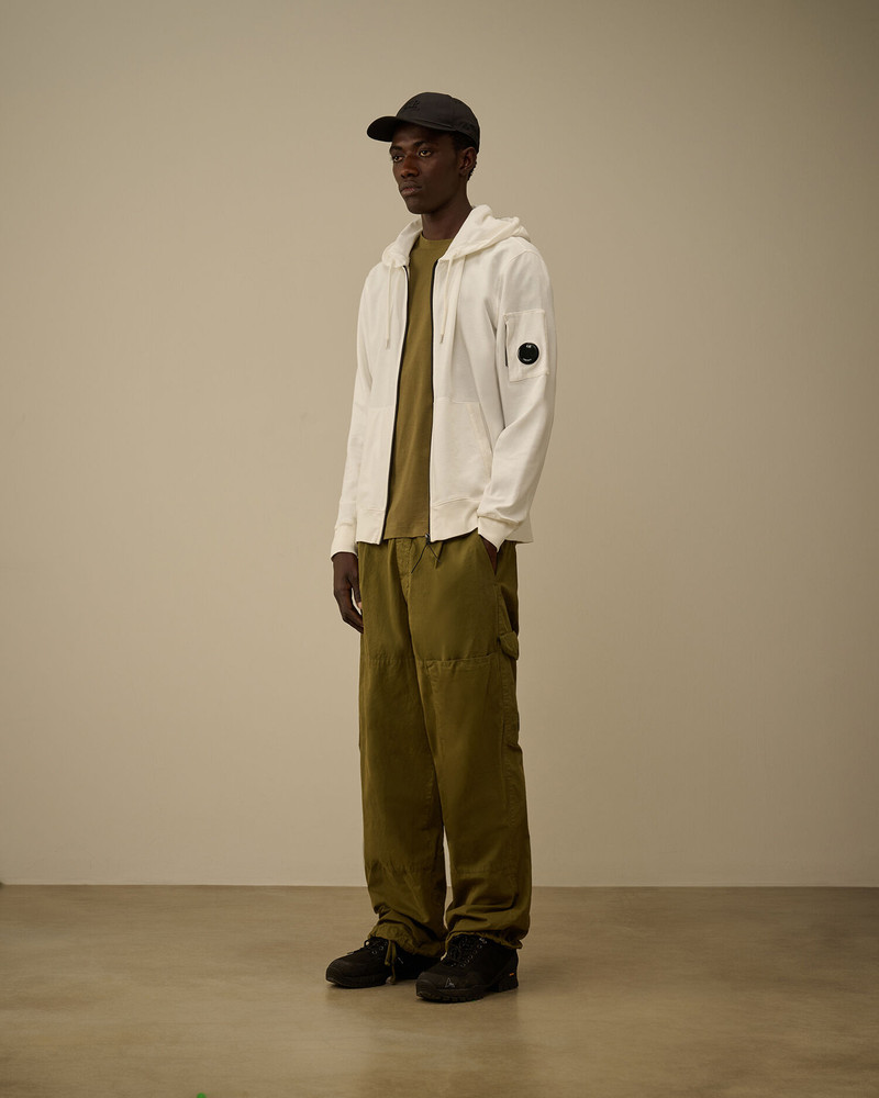 C.P. Company Light Fleece Hooded Full Zip Sweatshirt outlook