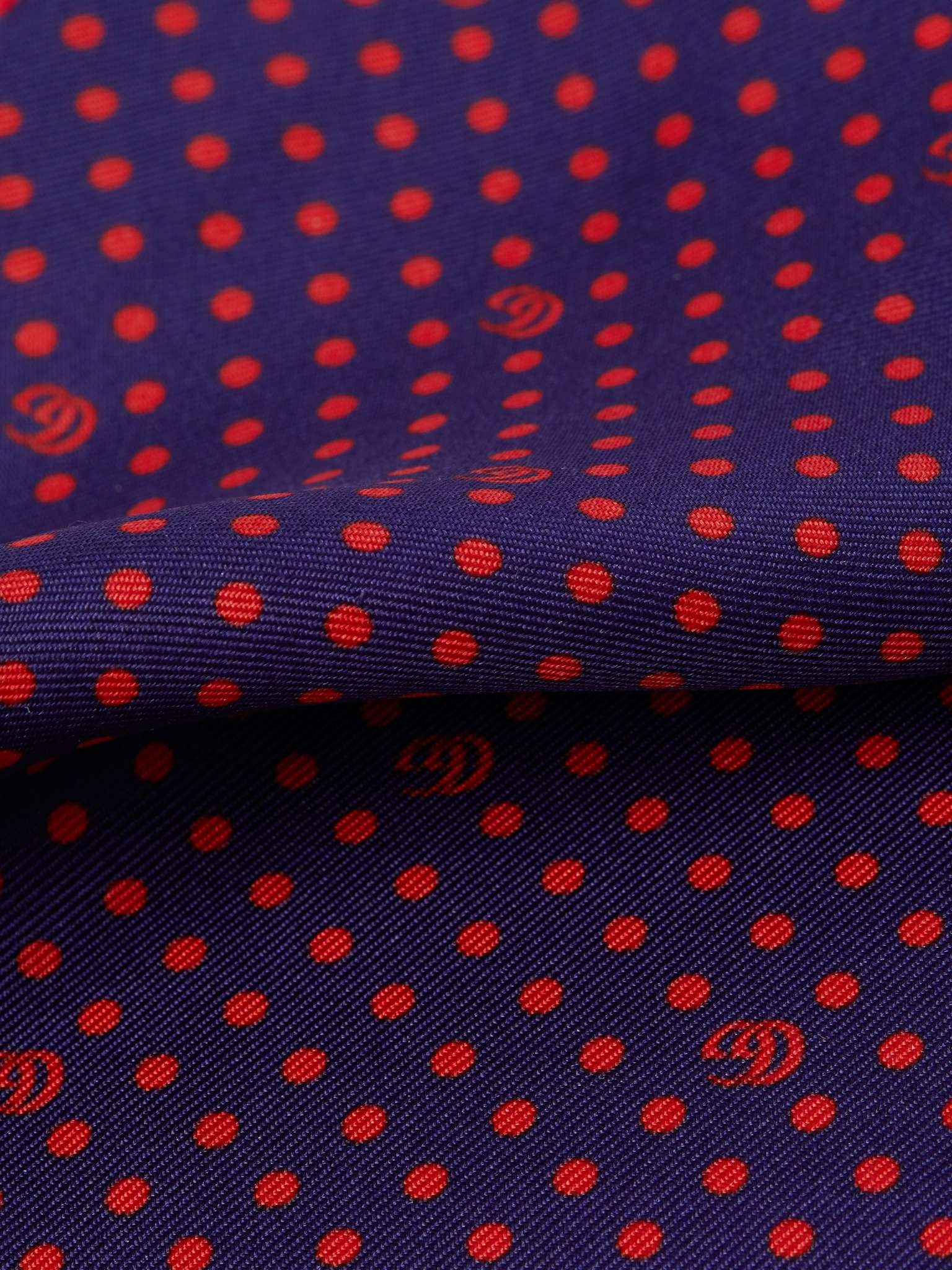 Logo-Print Silk-Twill Pocket Square - 8