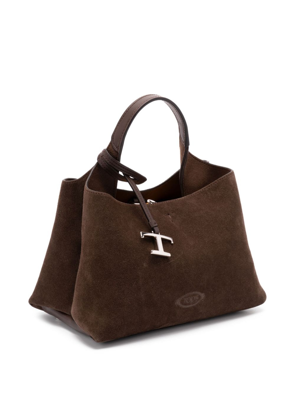 Micro leather tote bag - 3