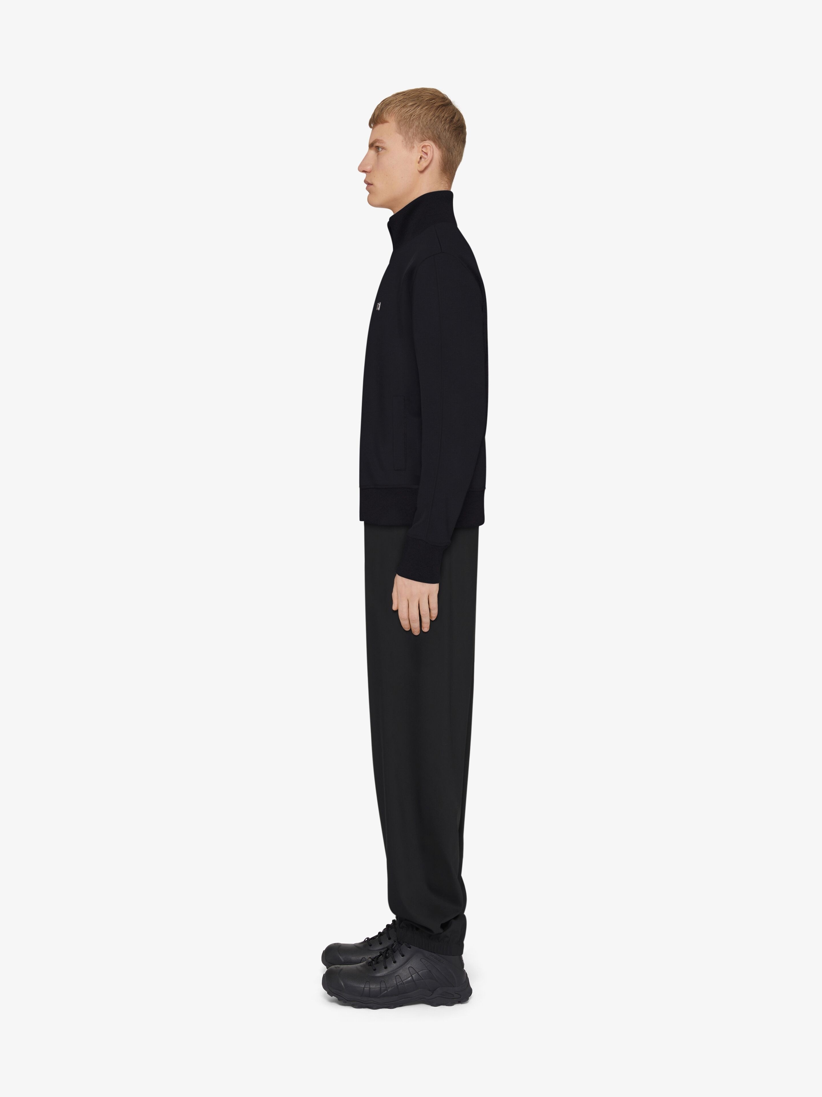 TRACKSUIT JACKET IN FLEECE WITH 4G DETAIL - 3