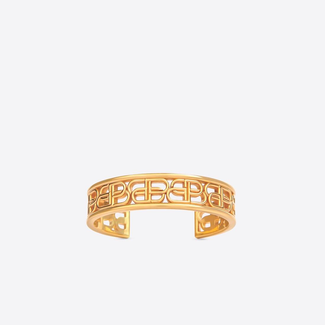 Bb Cuff Bracelet in Gold - 1