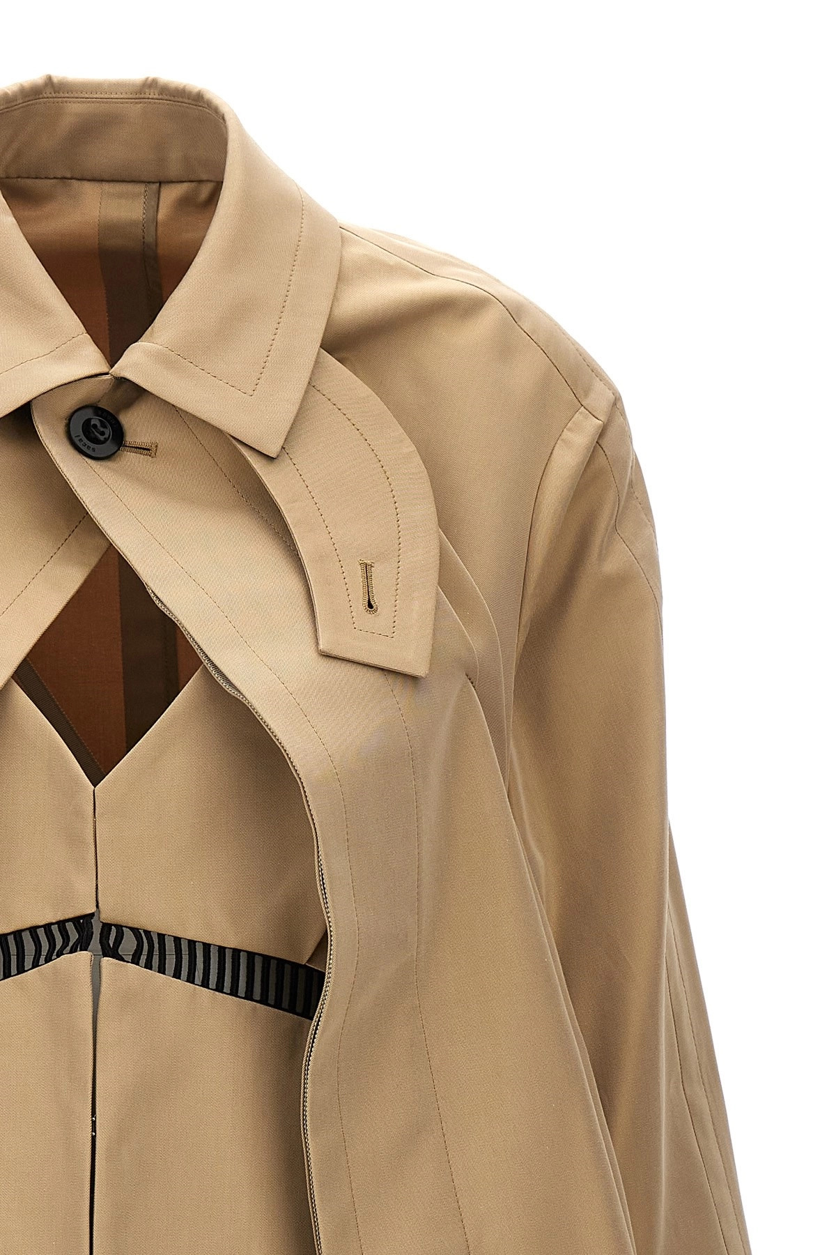 Dress insert trench coat - 4