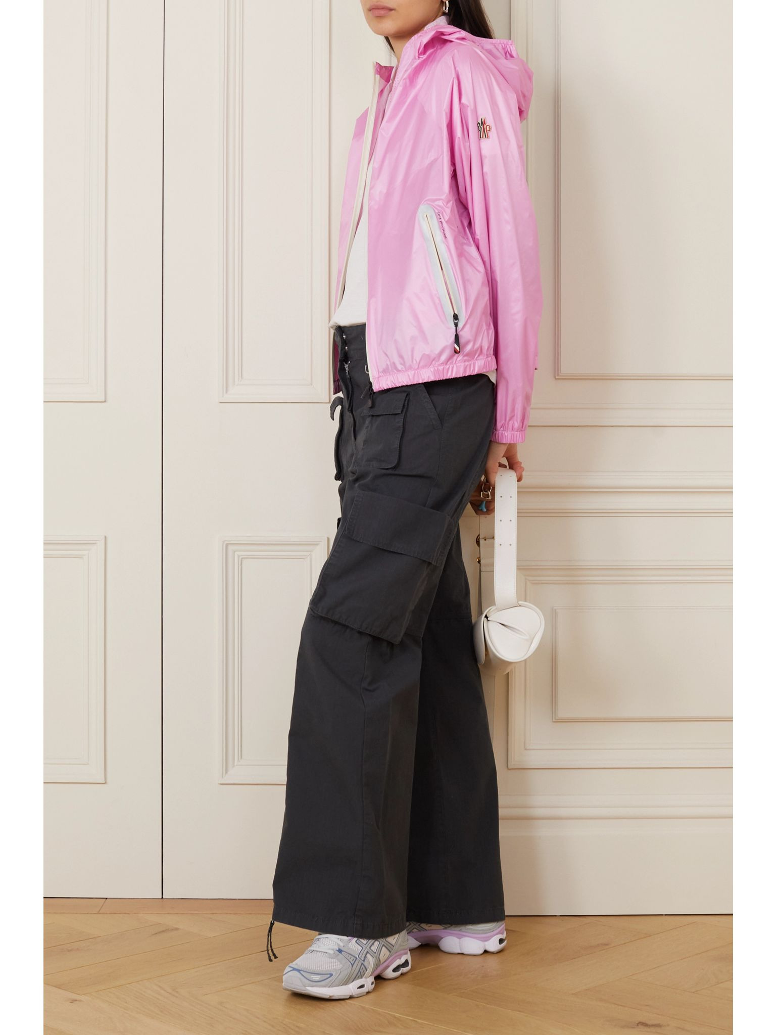 Crozat hooded shell jacket Pink - 2