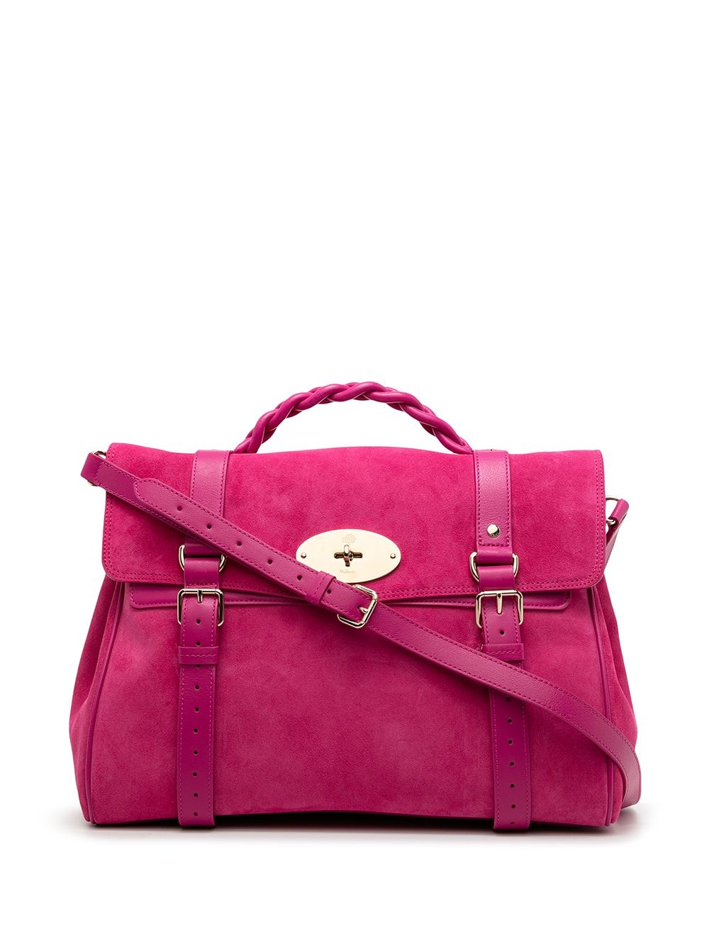 oversized Alexa suede satchel - 1