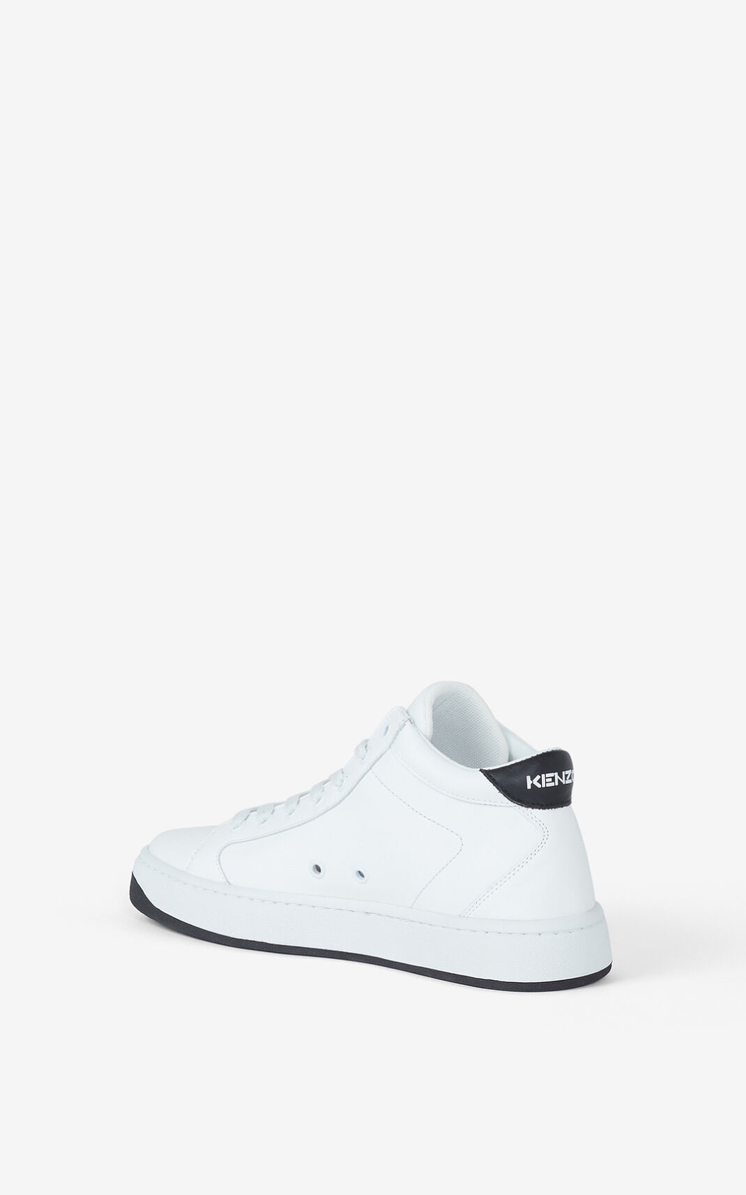 KENZO Kourt high-top leather trainers - 3