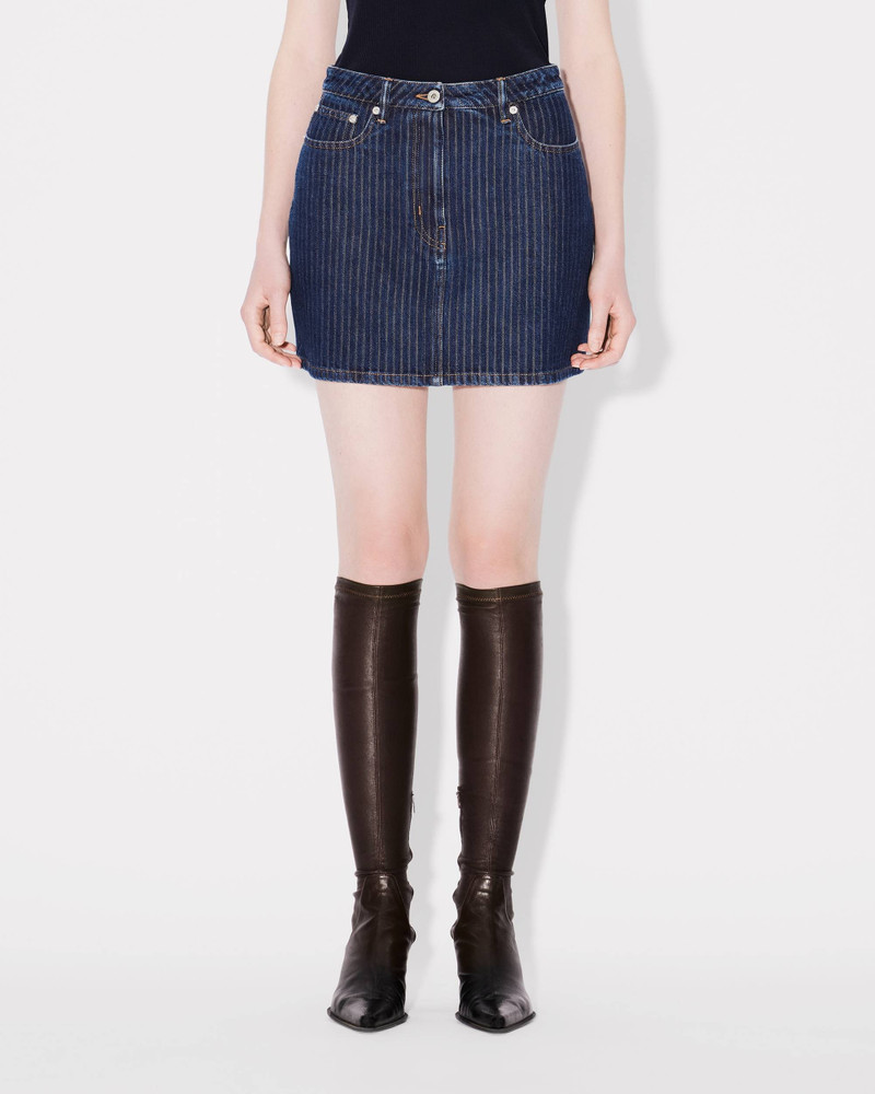 Miniskirt in japanese denim 4