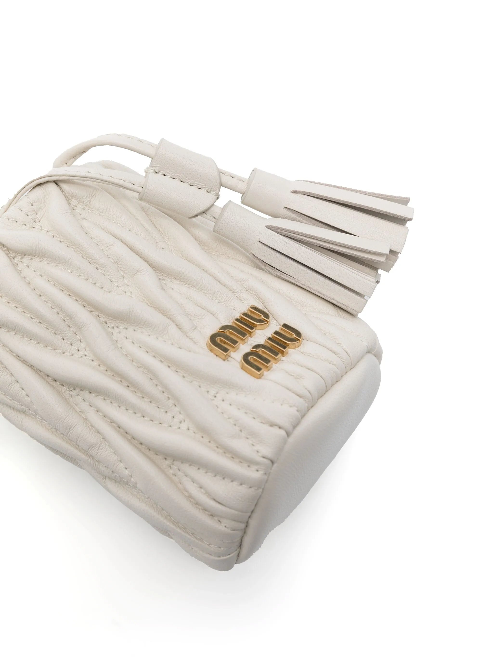 Logo-lettering Matelassé Mini Bag - 4