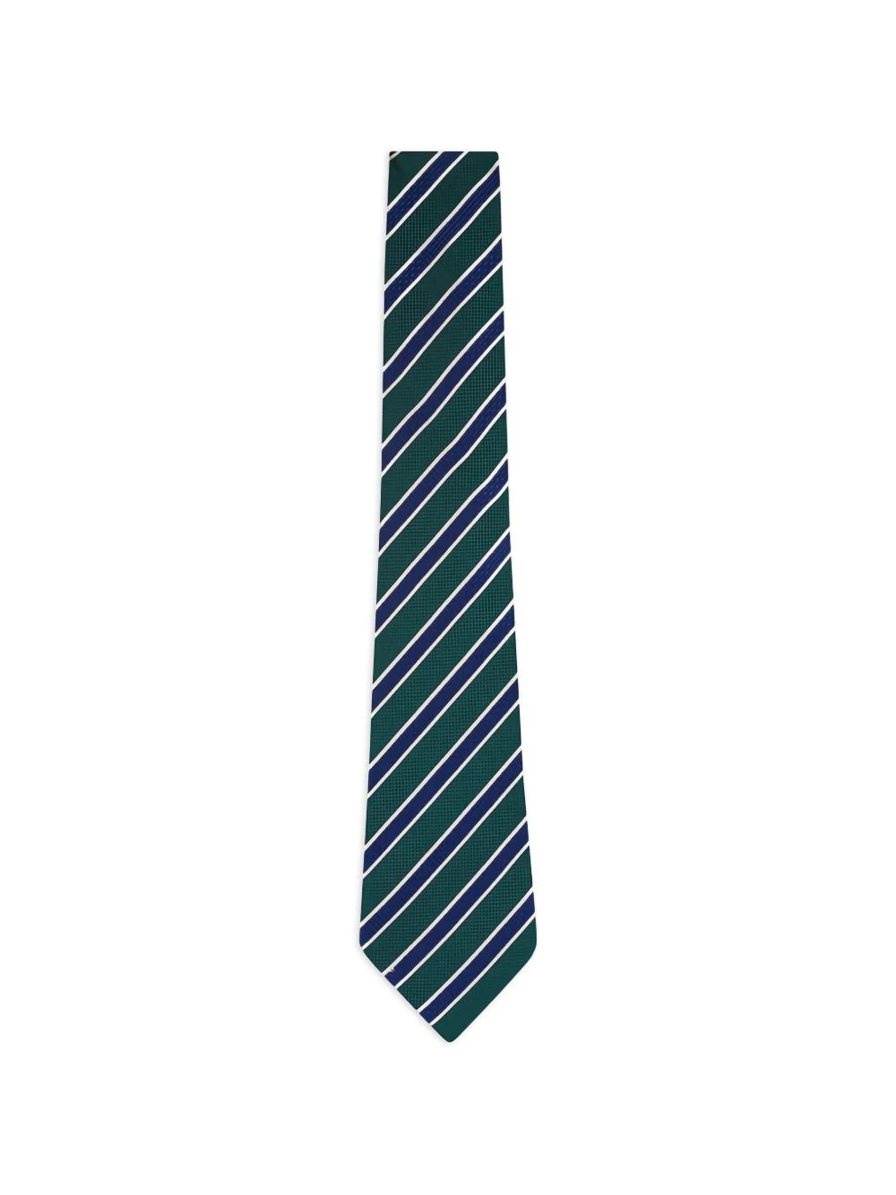 striped pointed tie - 1