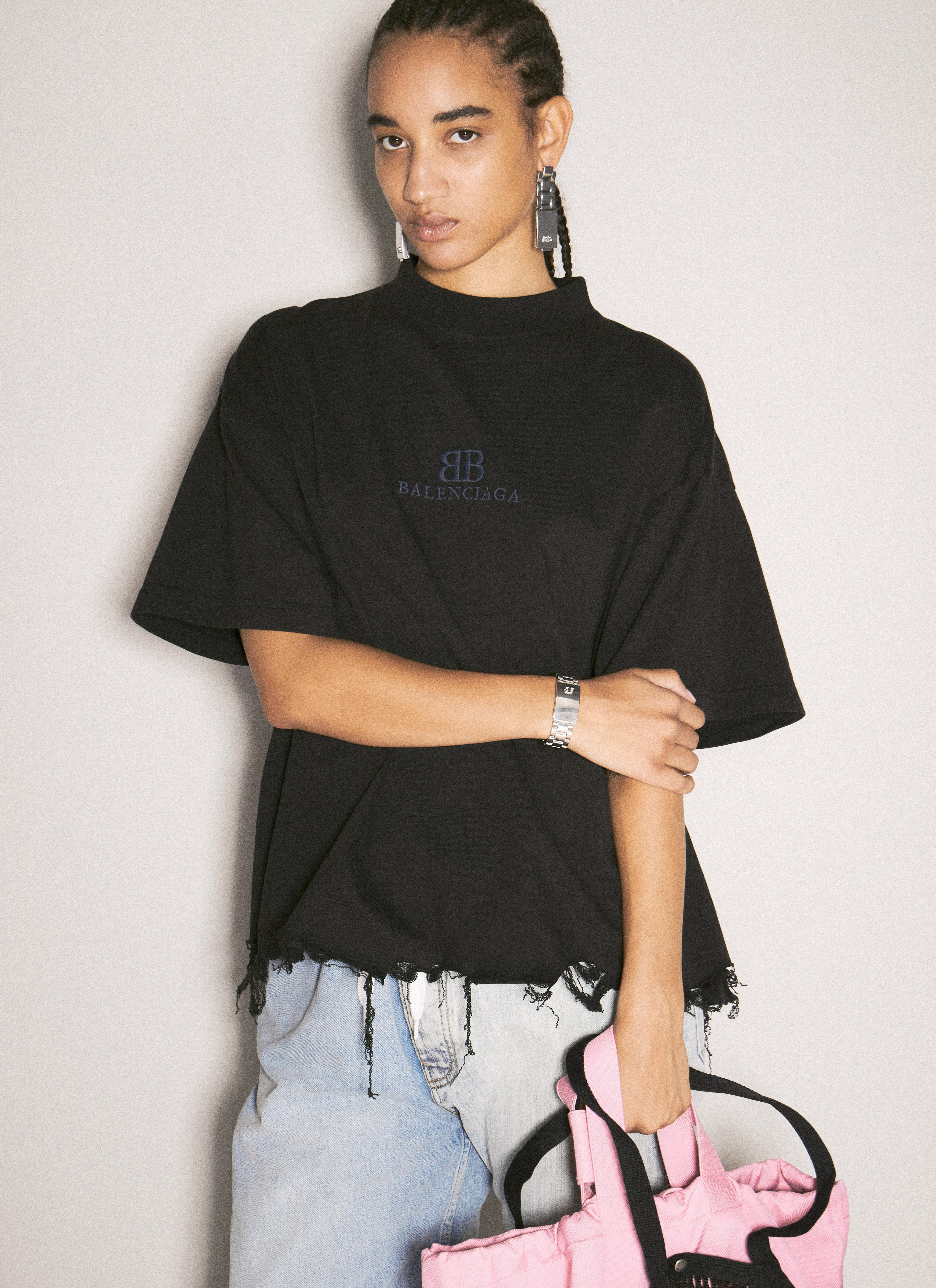 Balenciaga Women 24/7 Long Earrings - 3