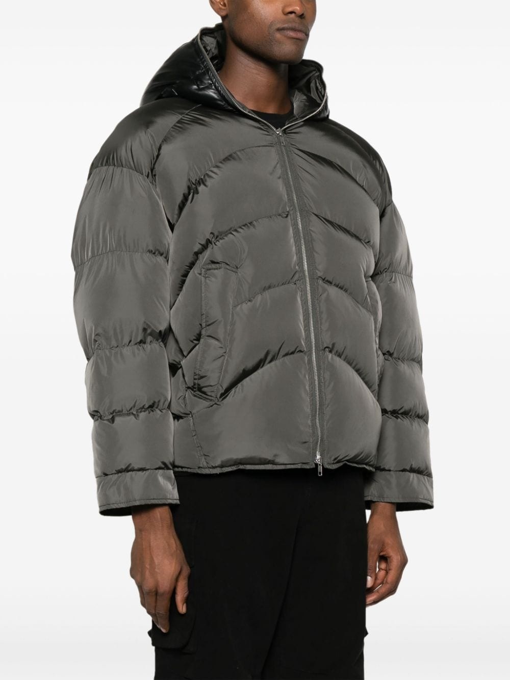 hooded padded jacket - 3