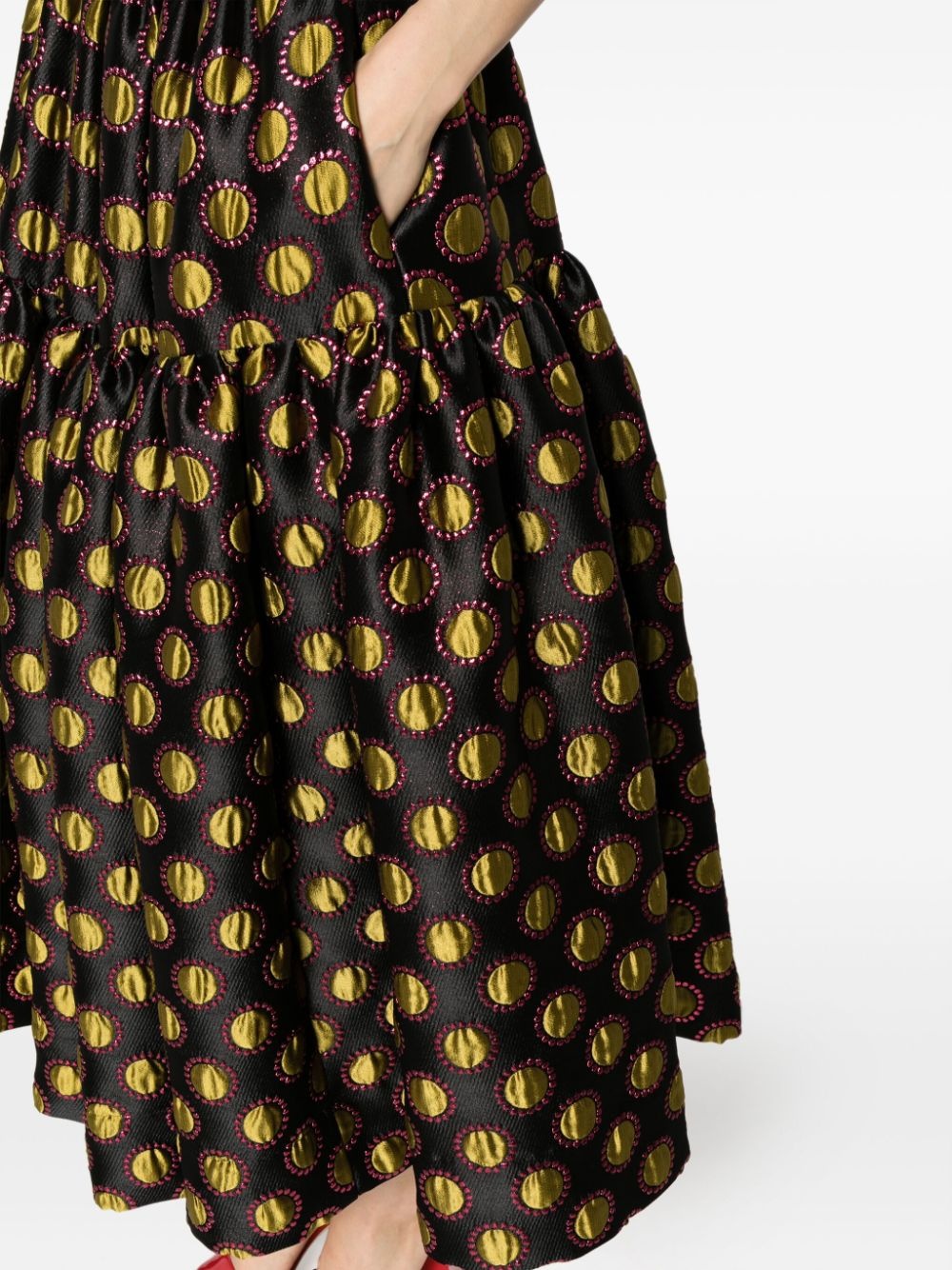 Oscar graphic-print skirt - 5
