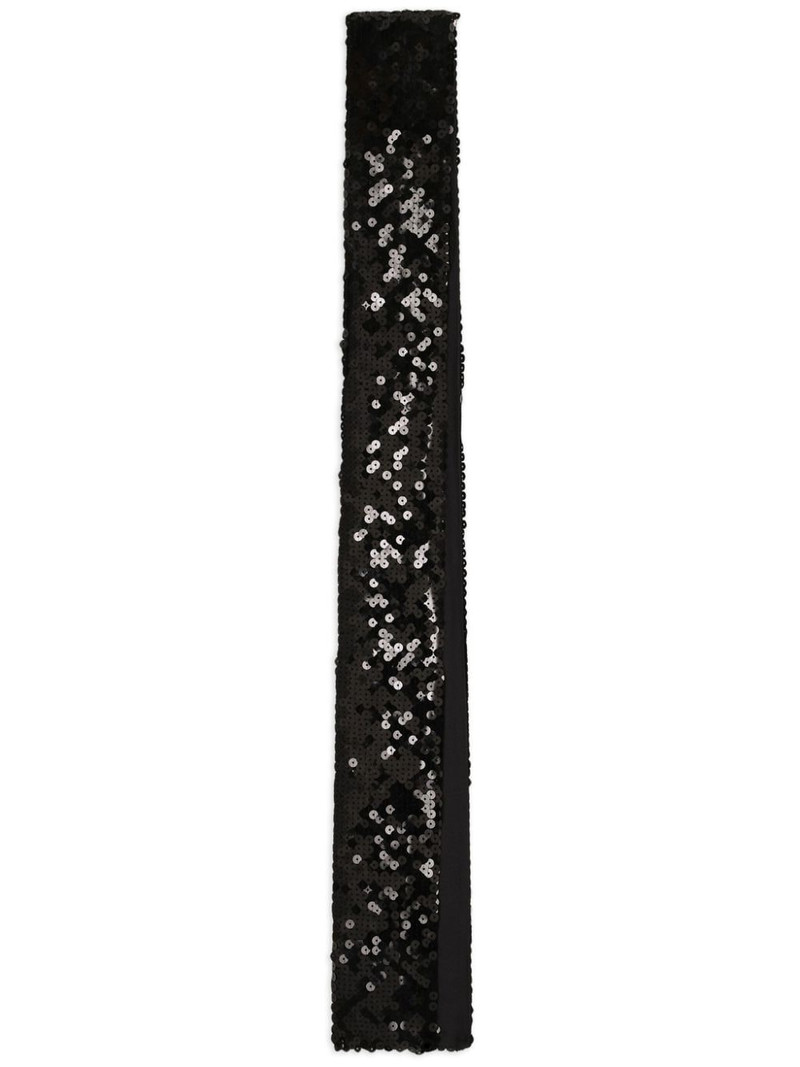 sequin-embellished scarf 1